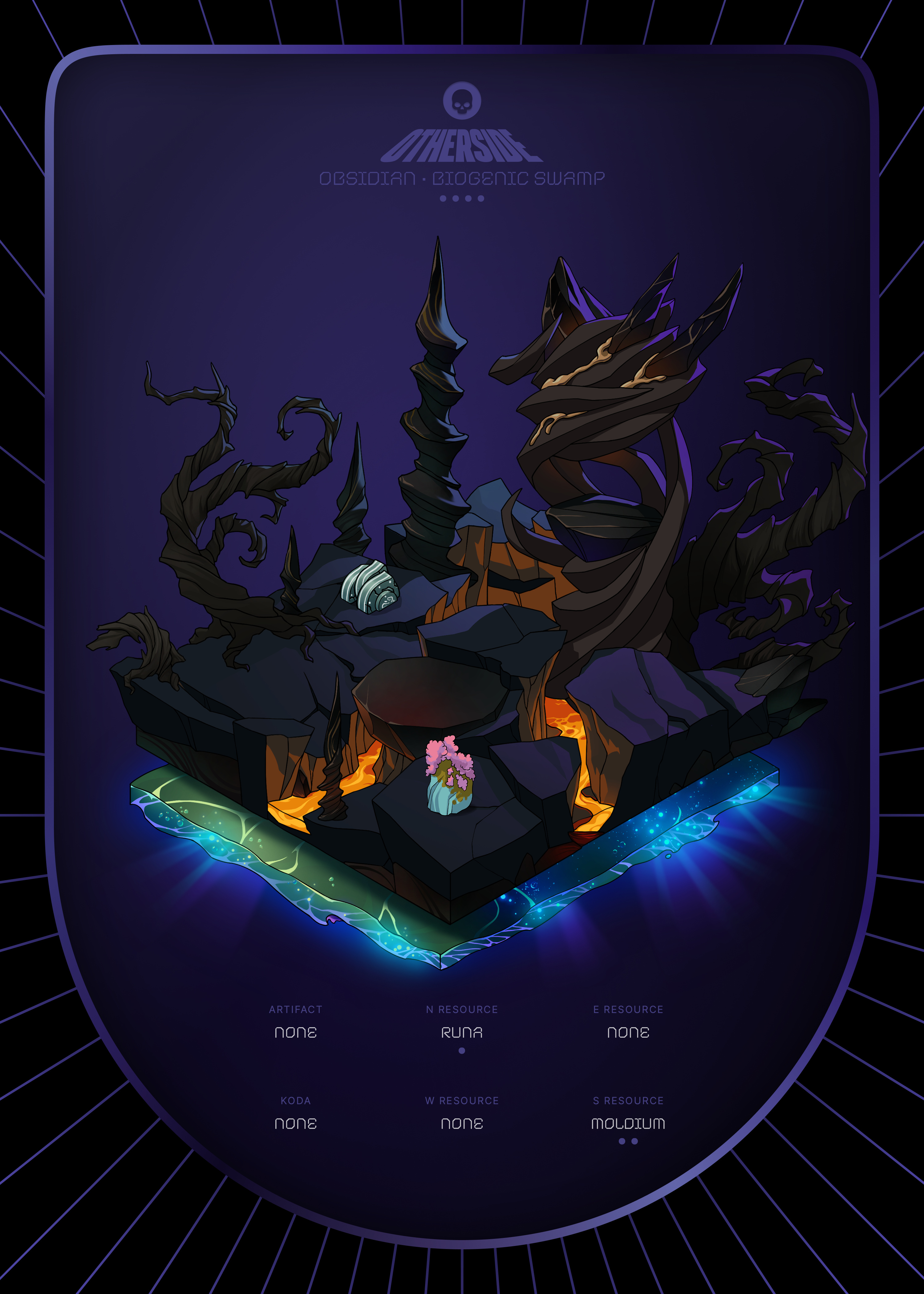 Otherdeed #1228 — Obsidian