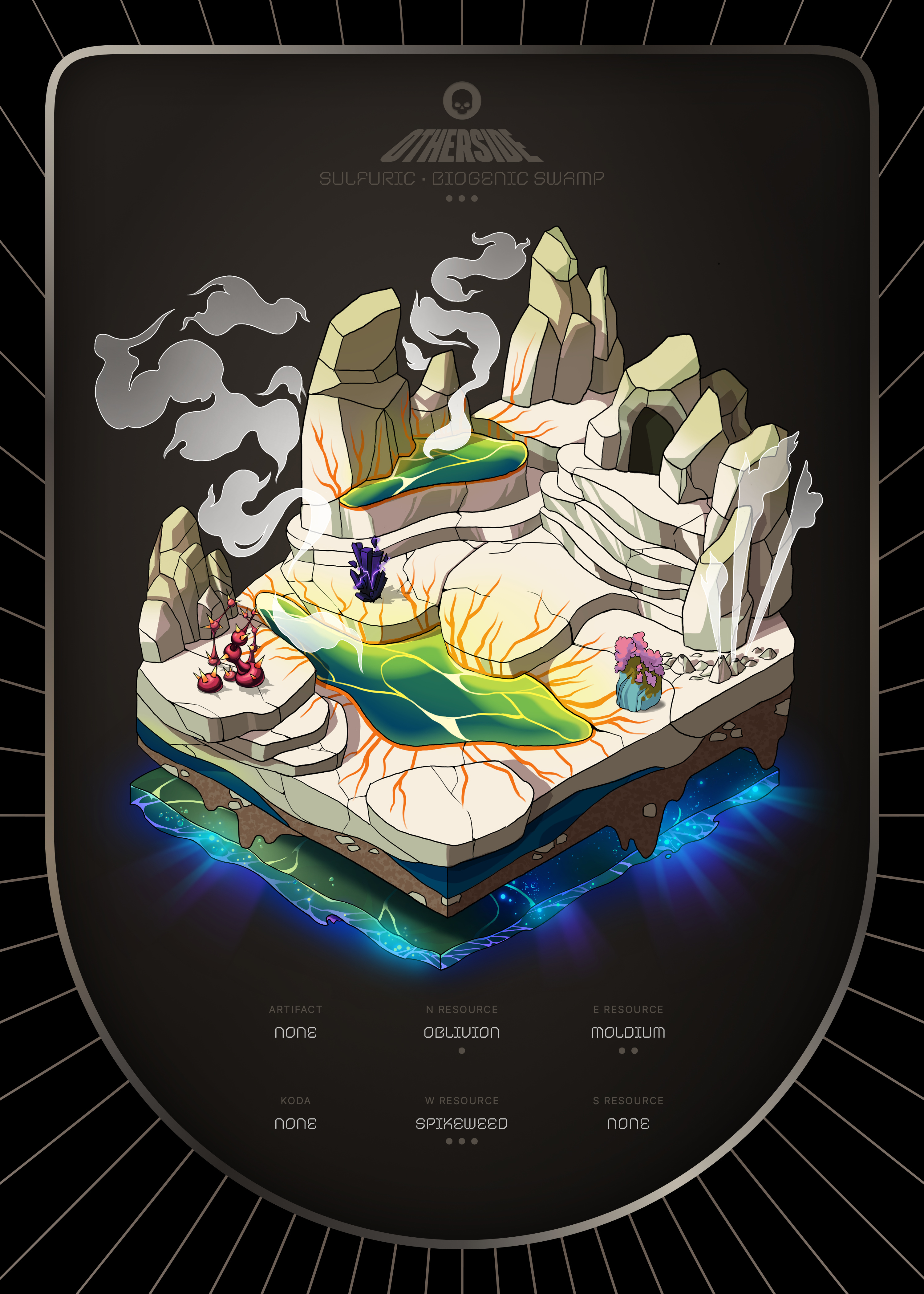 Otherdeed #1302 — Sulfuric