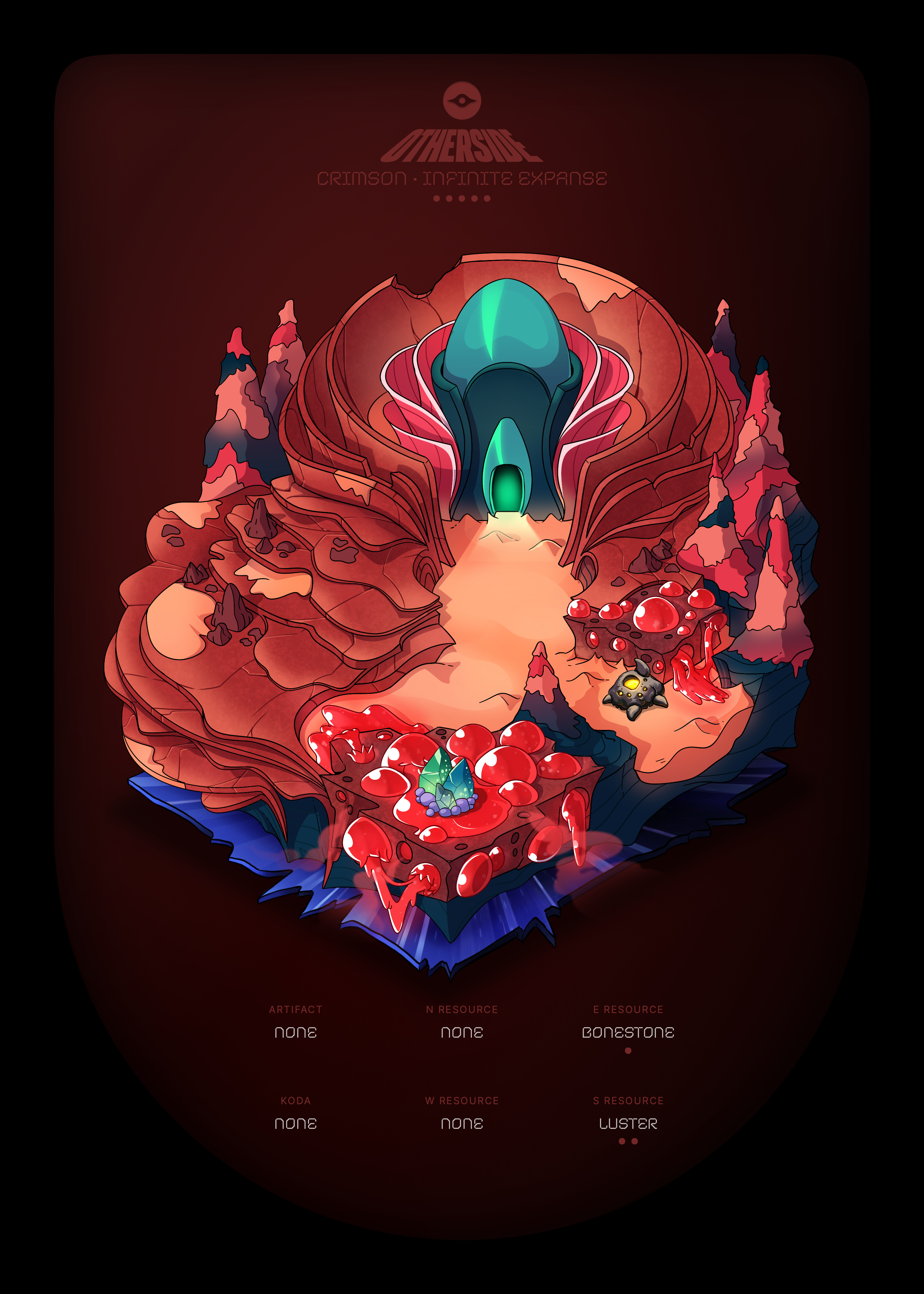 Otherdeed #47046 — Crimson