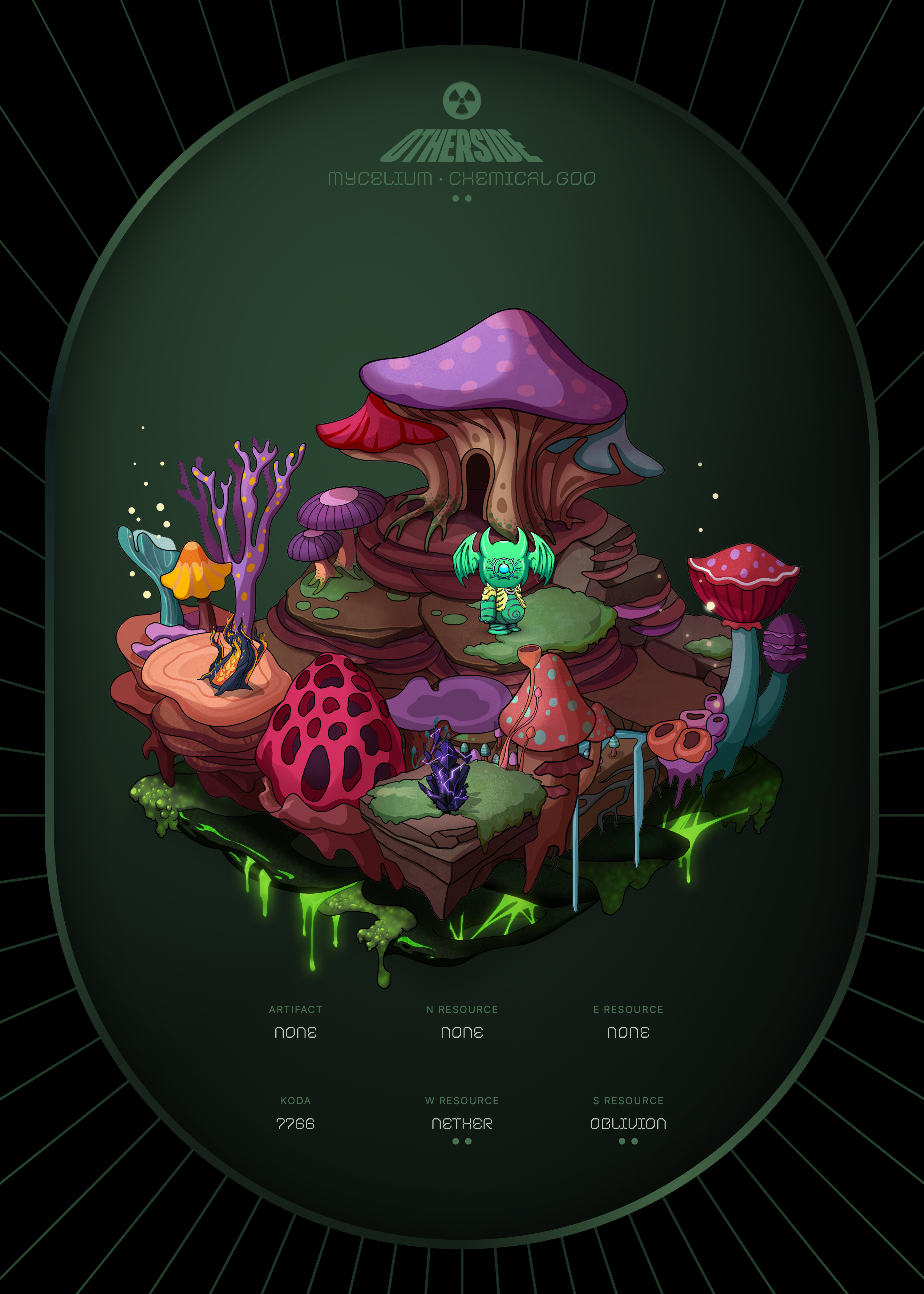 Otherdeed #13730 — Mycelium