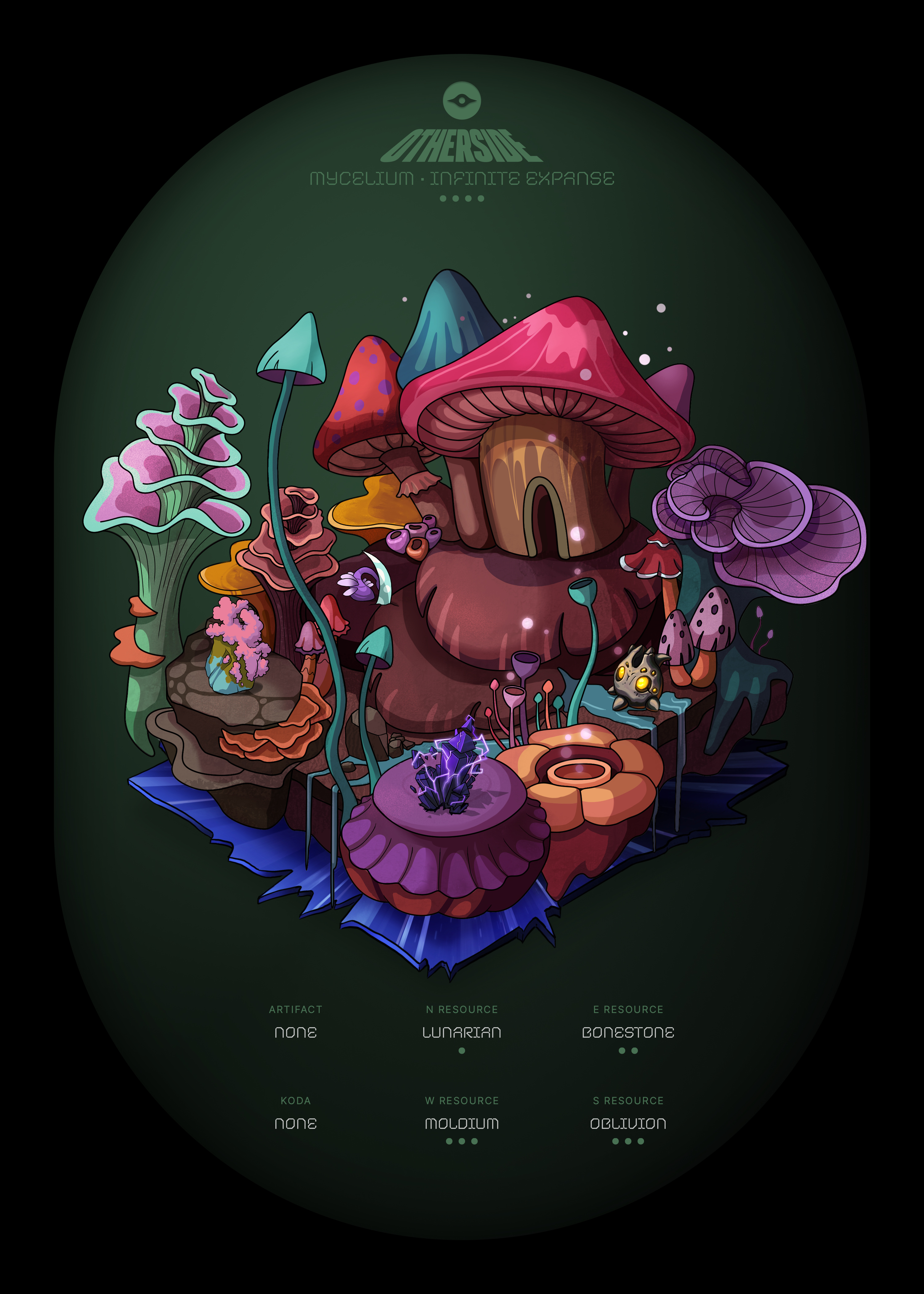 Otherdeed #46661 — Mycelium