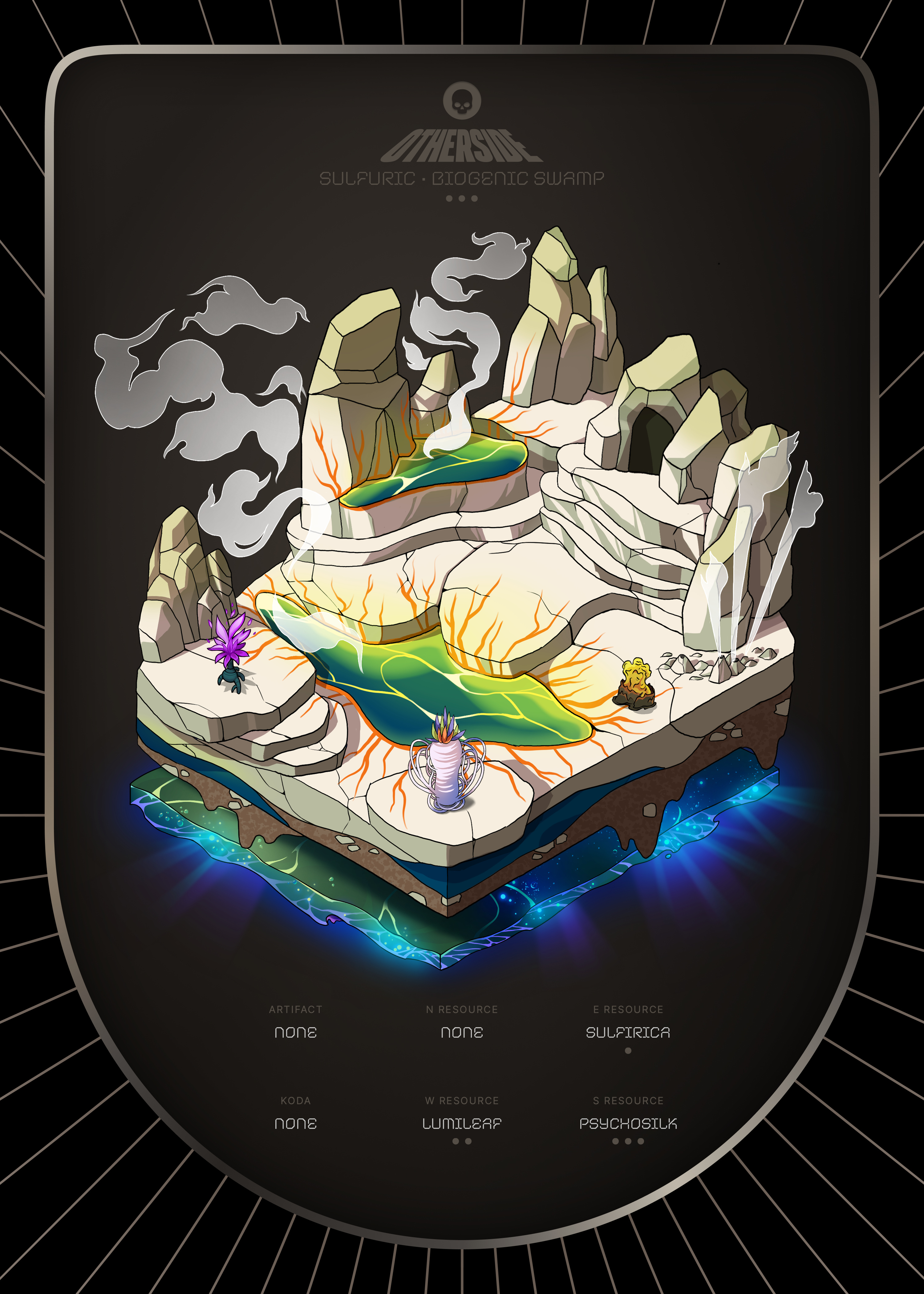 Otherdeed #9718 — Sulfuric