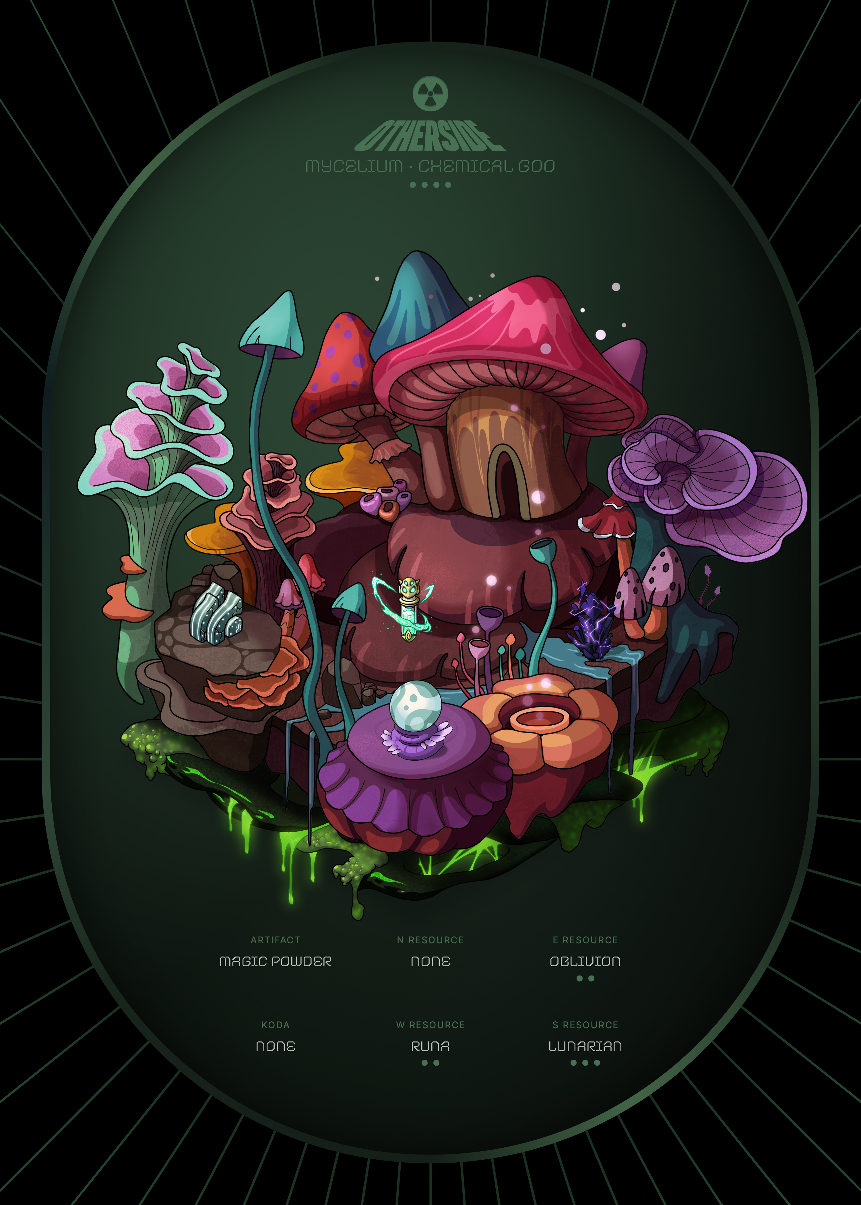 Otherdeed #24680 — Mycelium