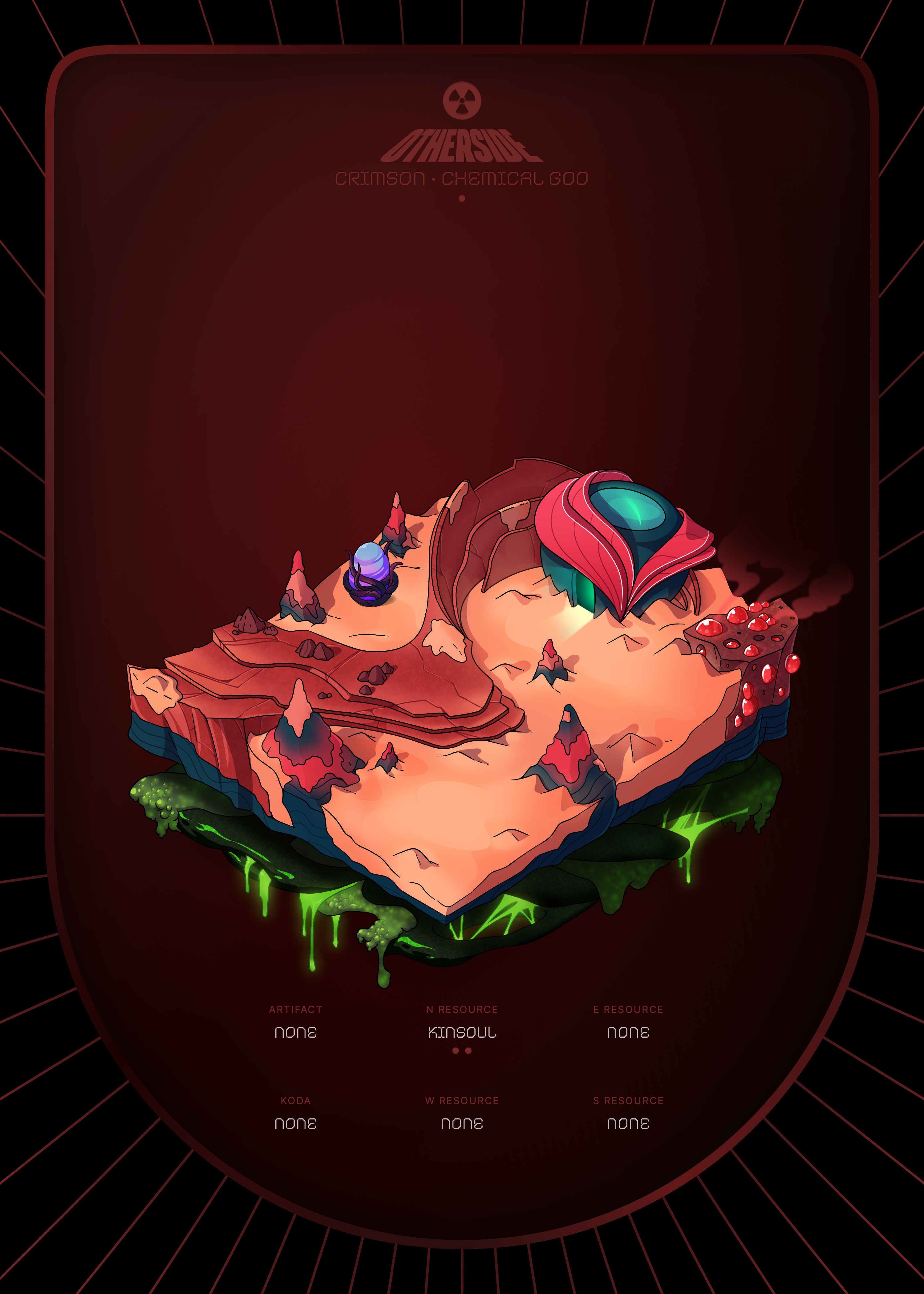 Otherdeed #12933 — Crimson