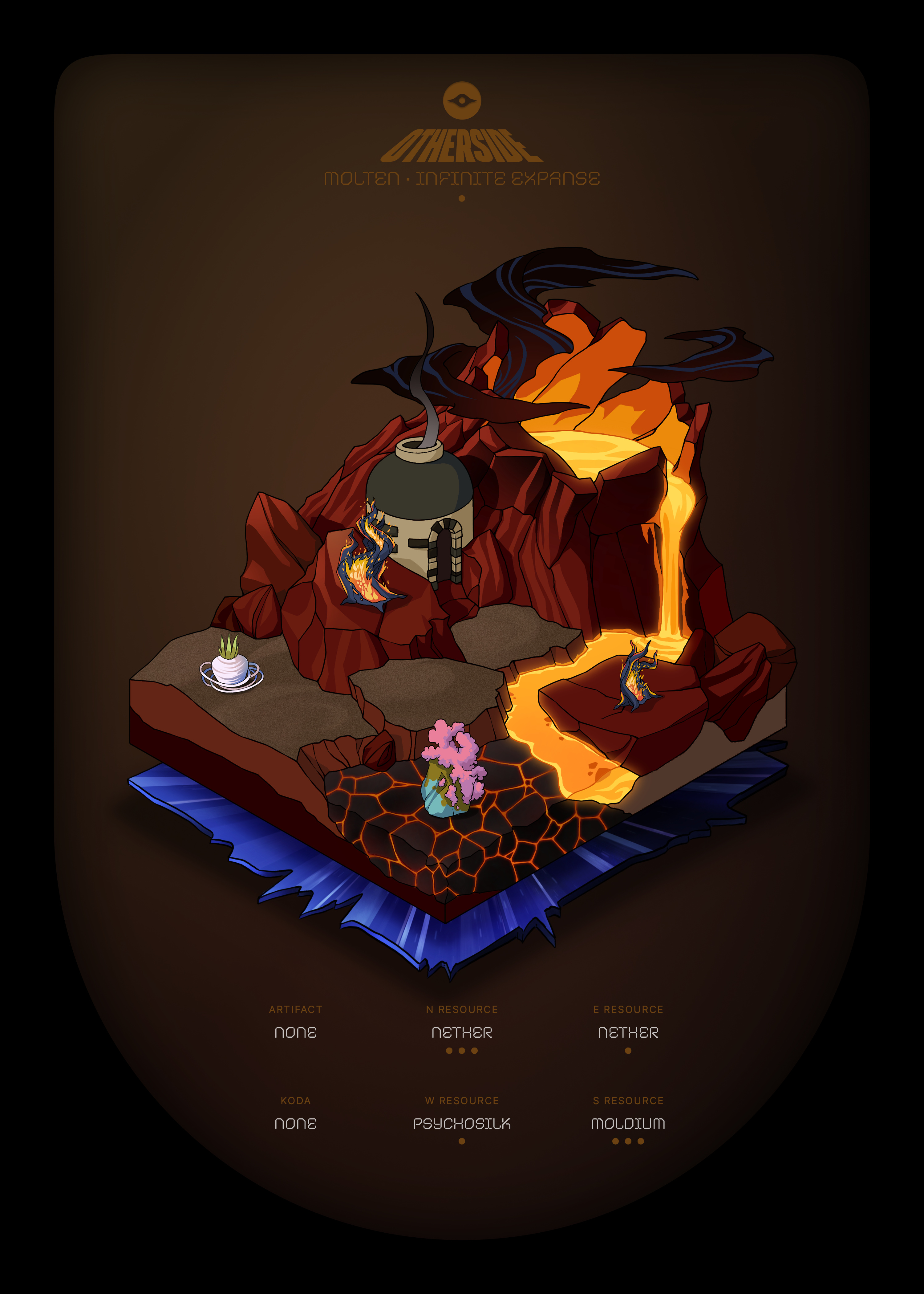 Otherdeed #62528 — Molten