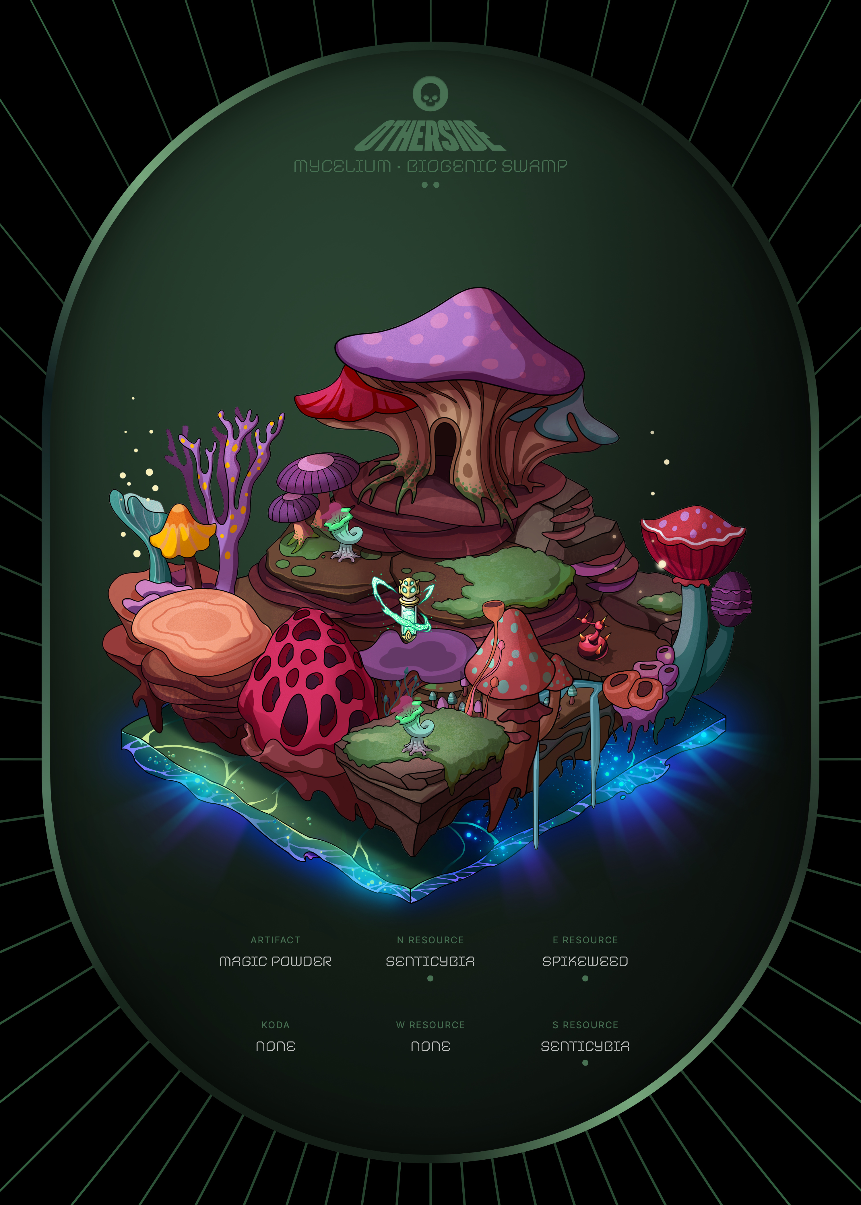 Otherdeed #7758 — Mycelium