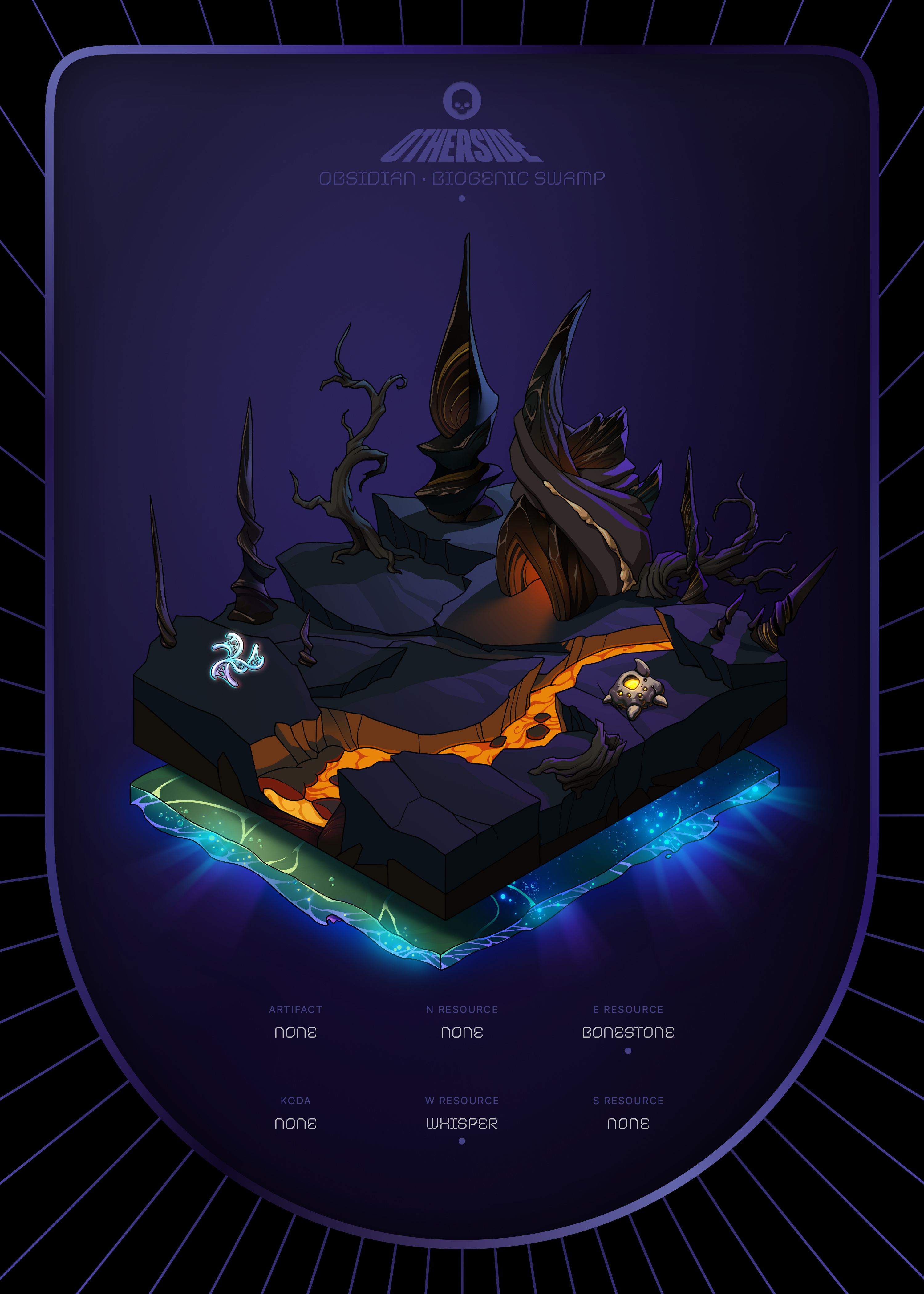 Otherdeed #6820 — Obsidian