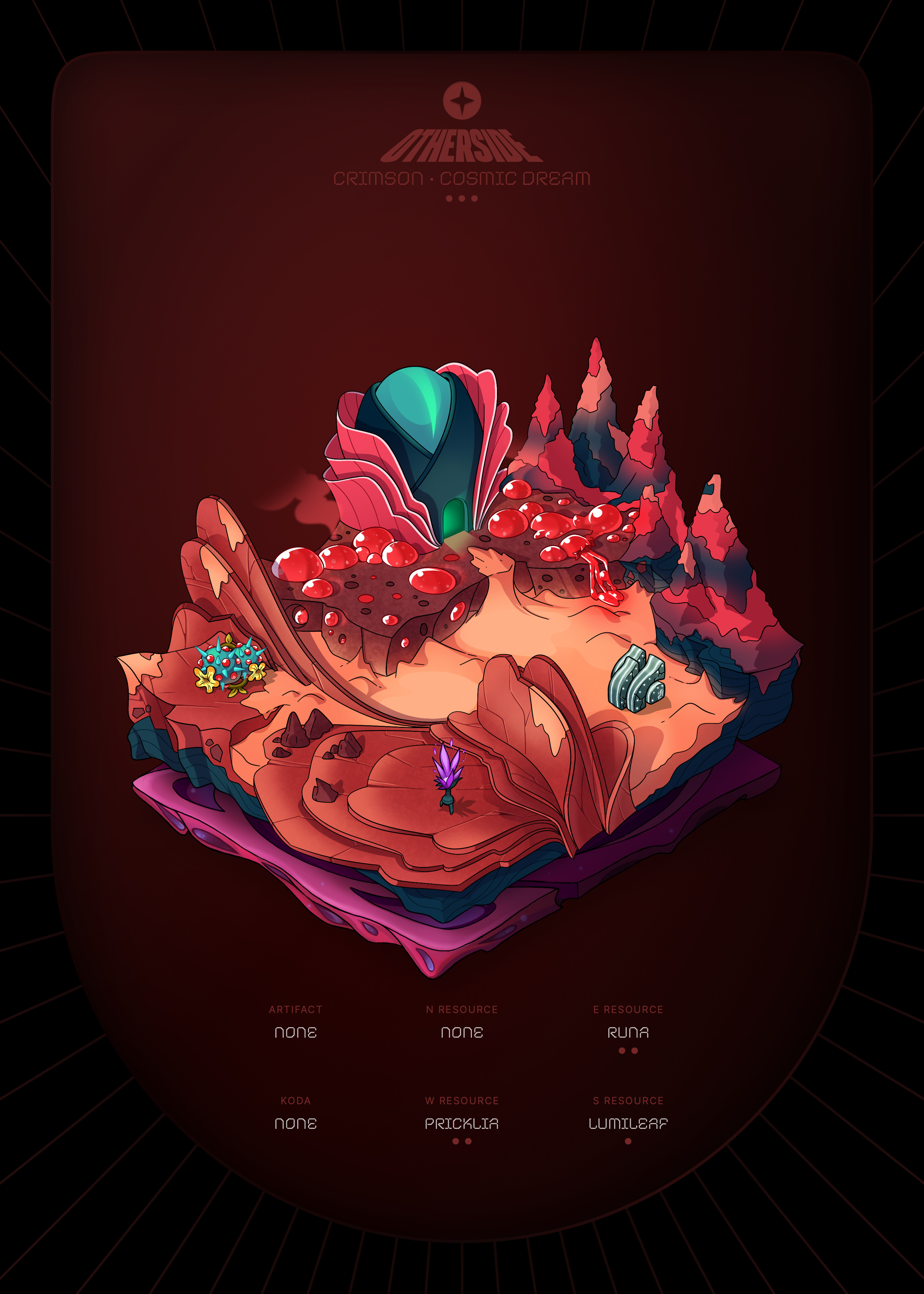 Otherdeed #34786 — Crimson