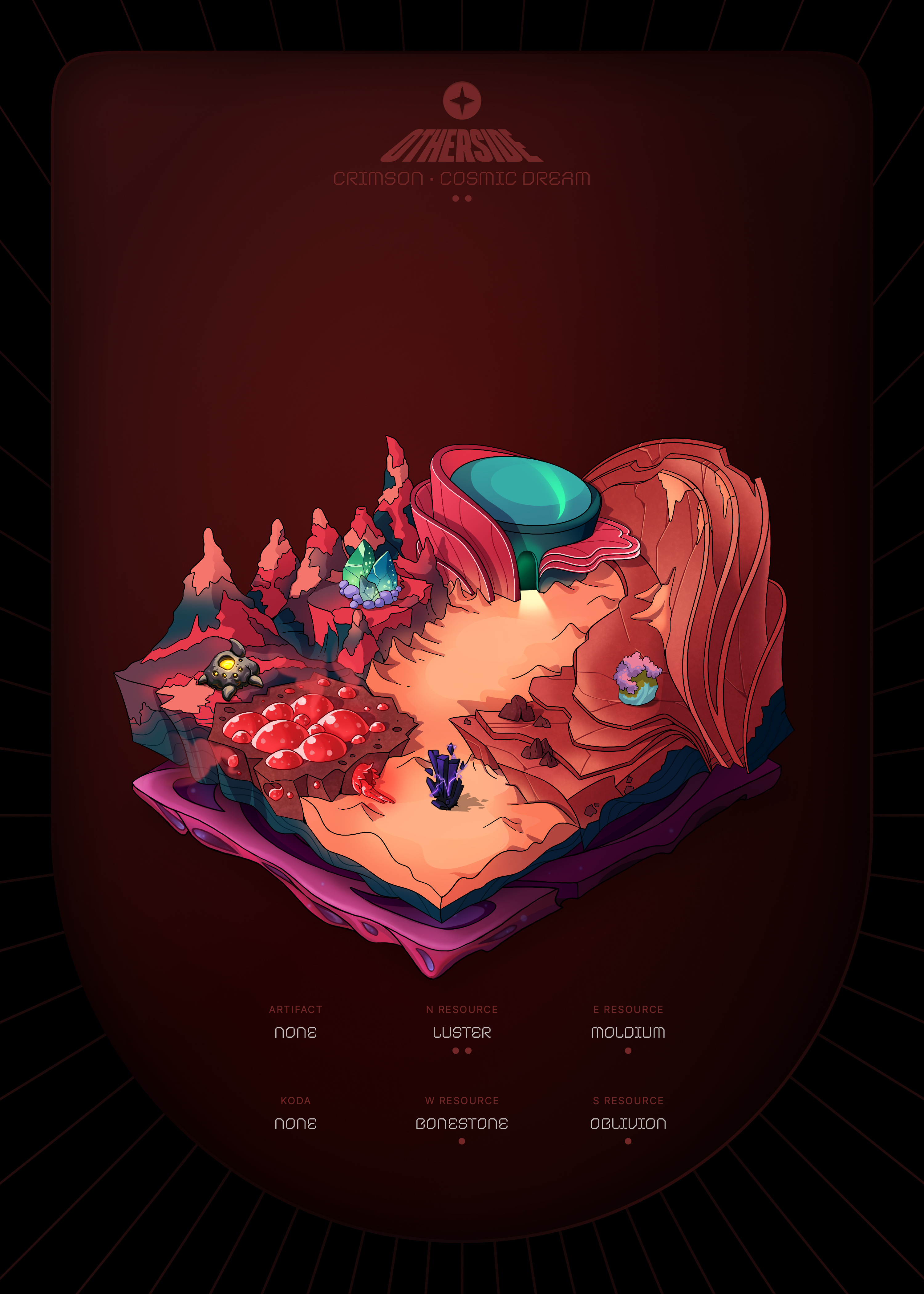 Otherdeed #99236 — Crimson