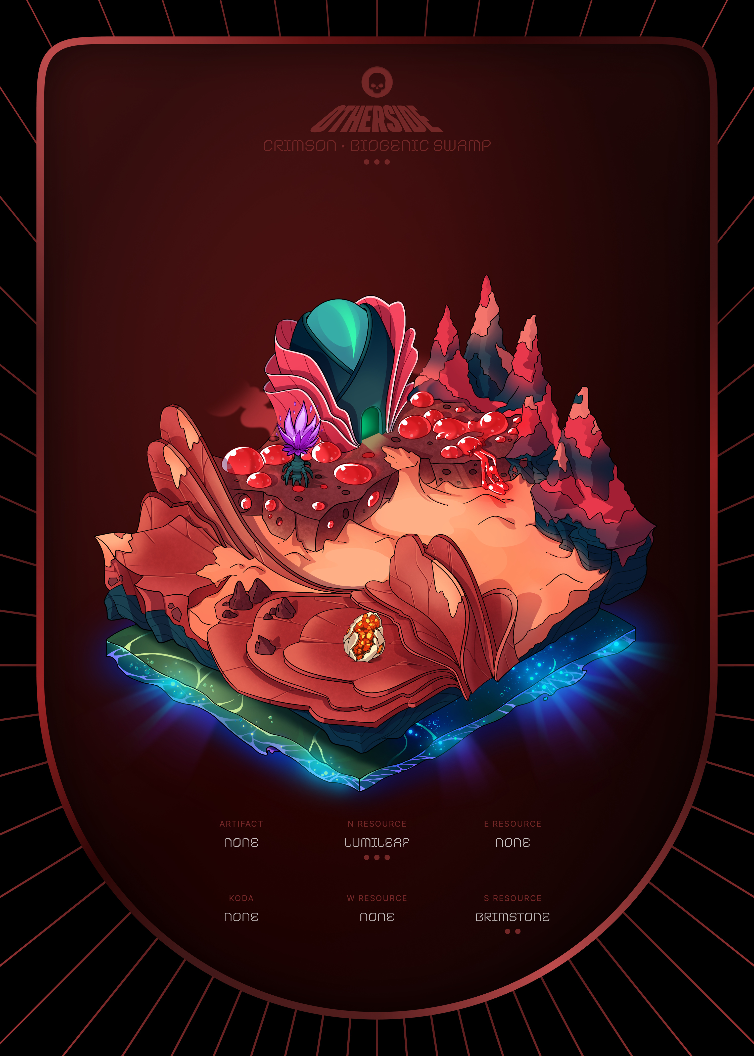 Otherdeed #9776 — Crimson