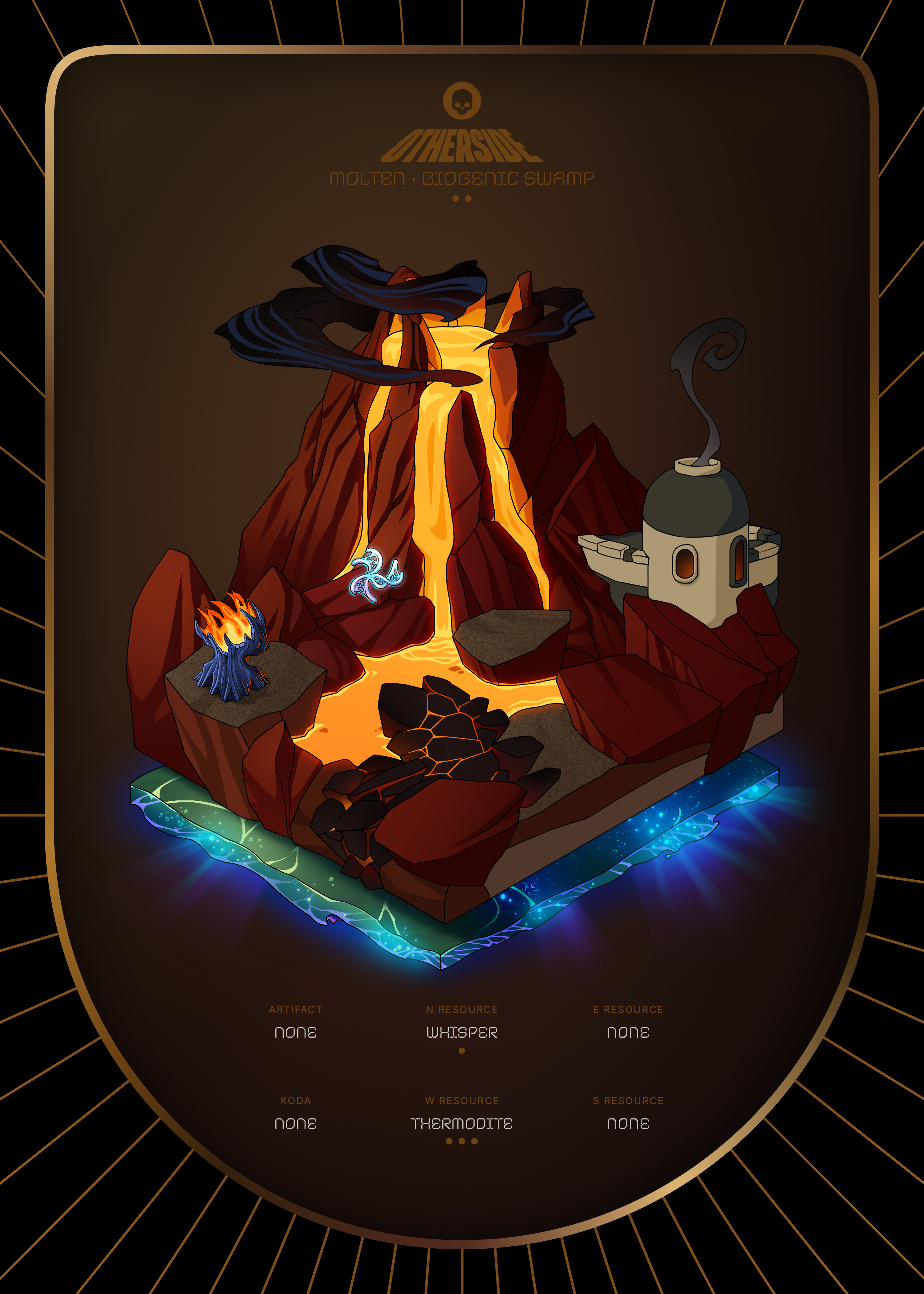 Otherdeed #6377 — Molten