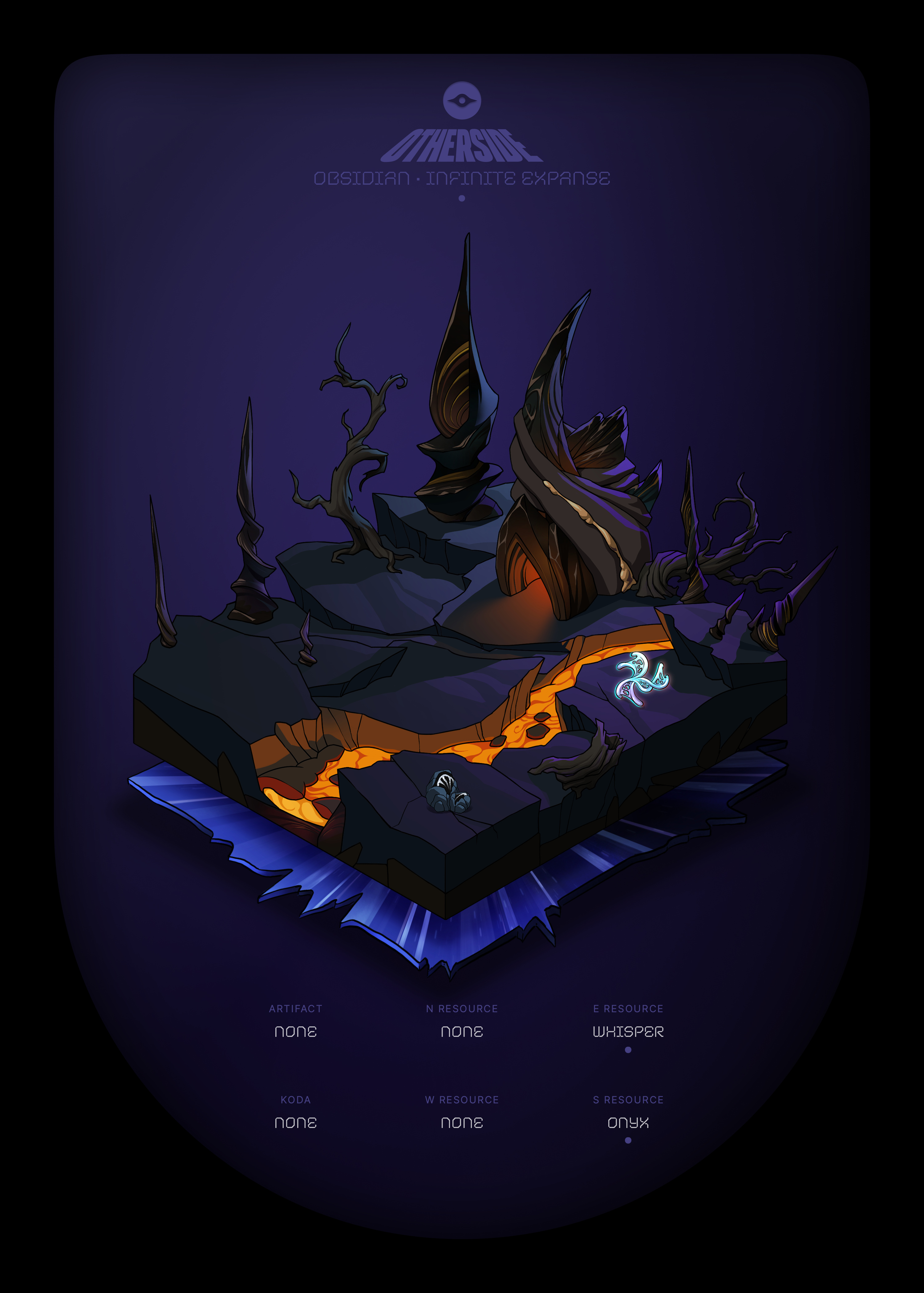 Otherdeed #55592 — Obsidian