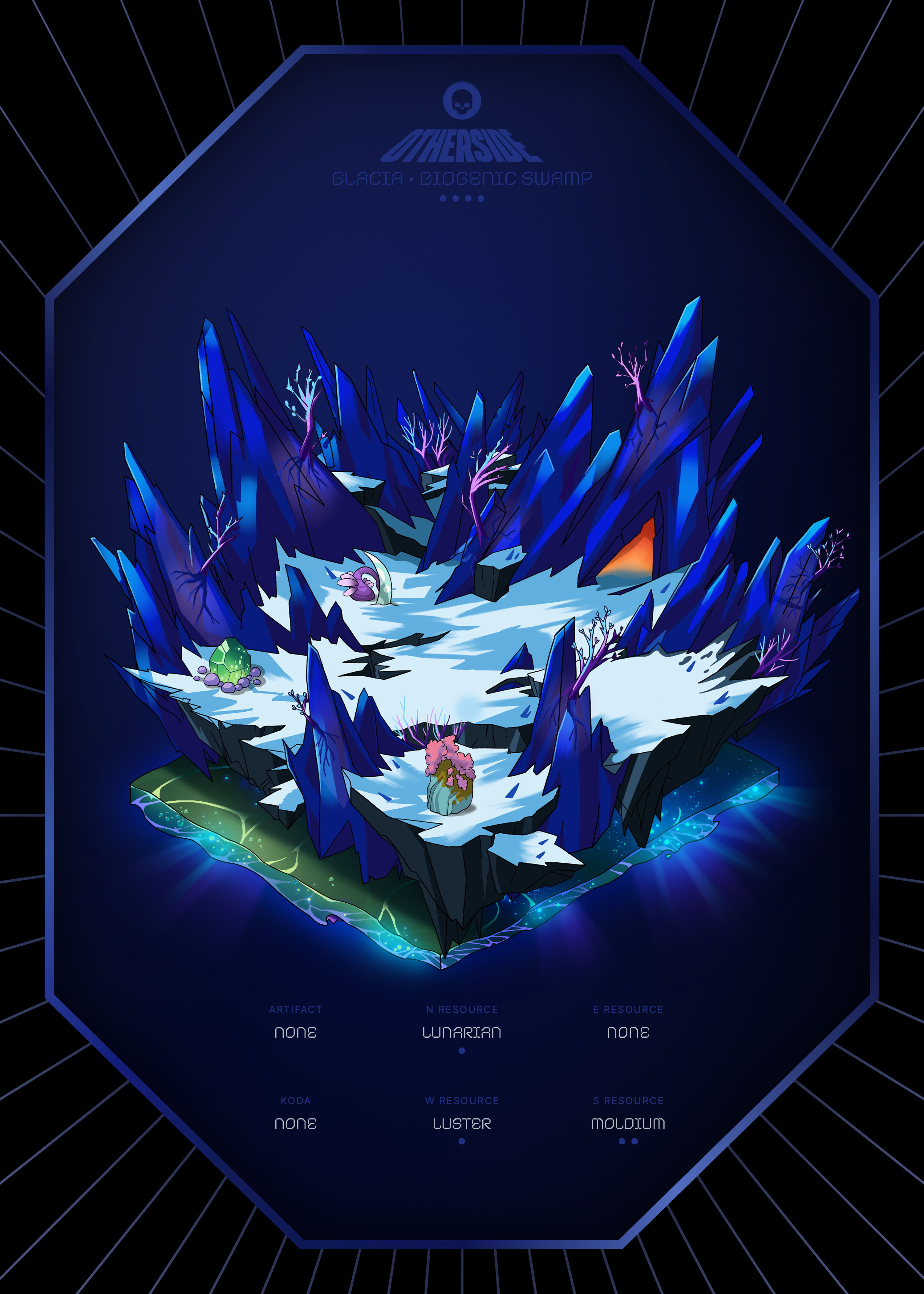 Otherdeed #8321 — Glacia