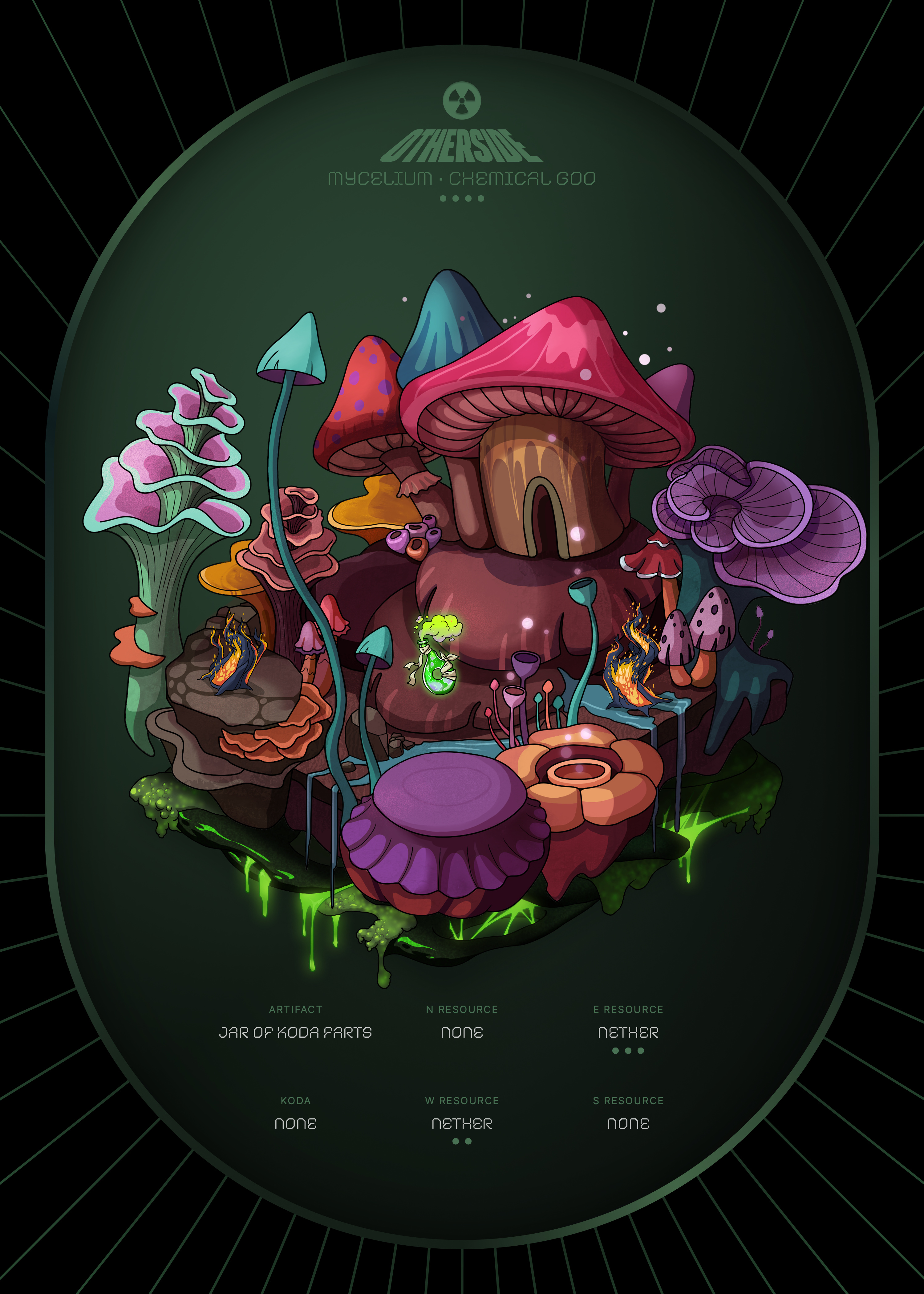 Otherdeed #11498 — Mycelium