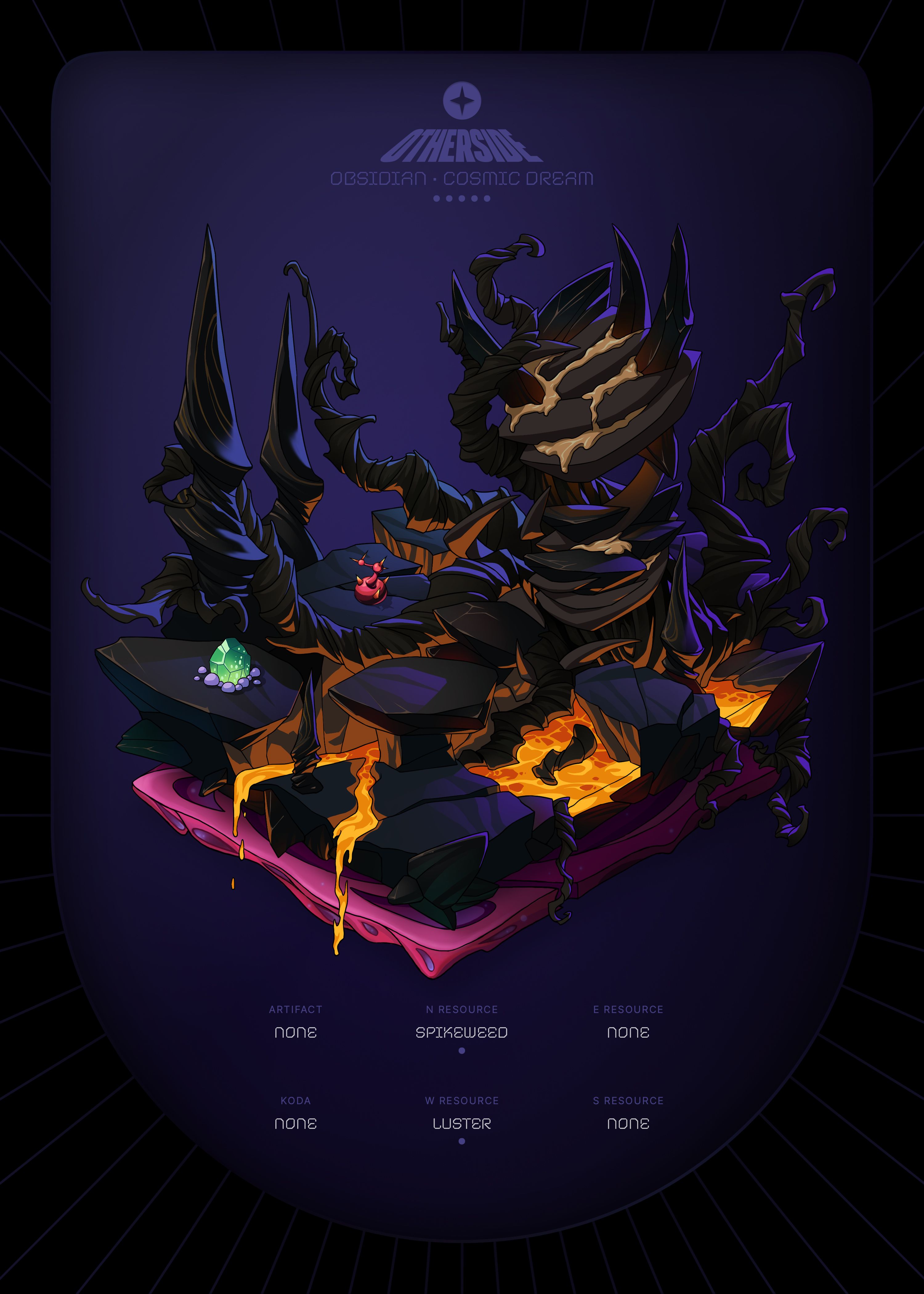 Otherdeed #33333 — Obsidian