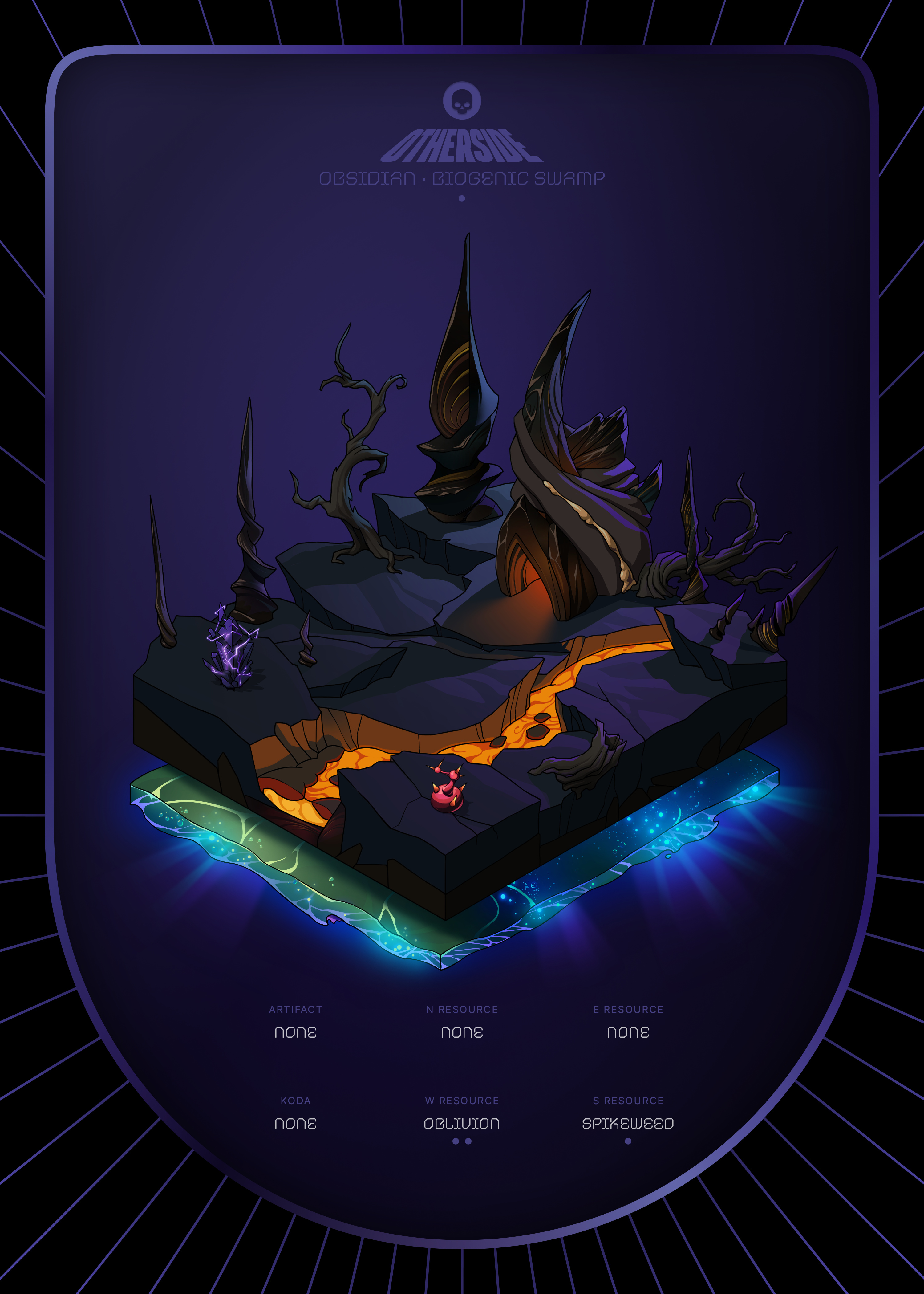 Otherdeed #5396 — Obsidian