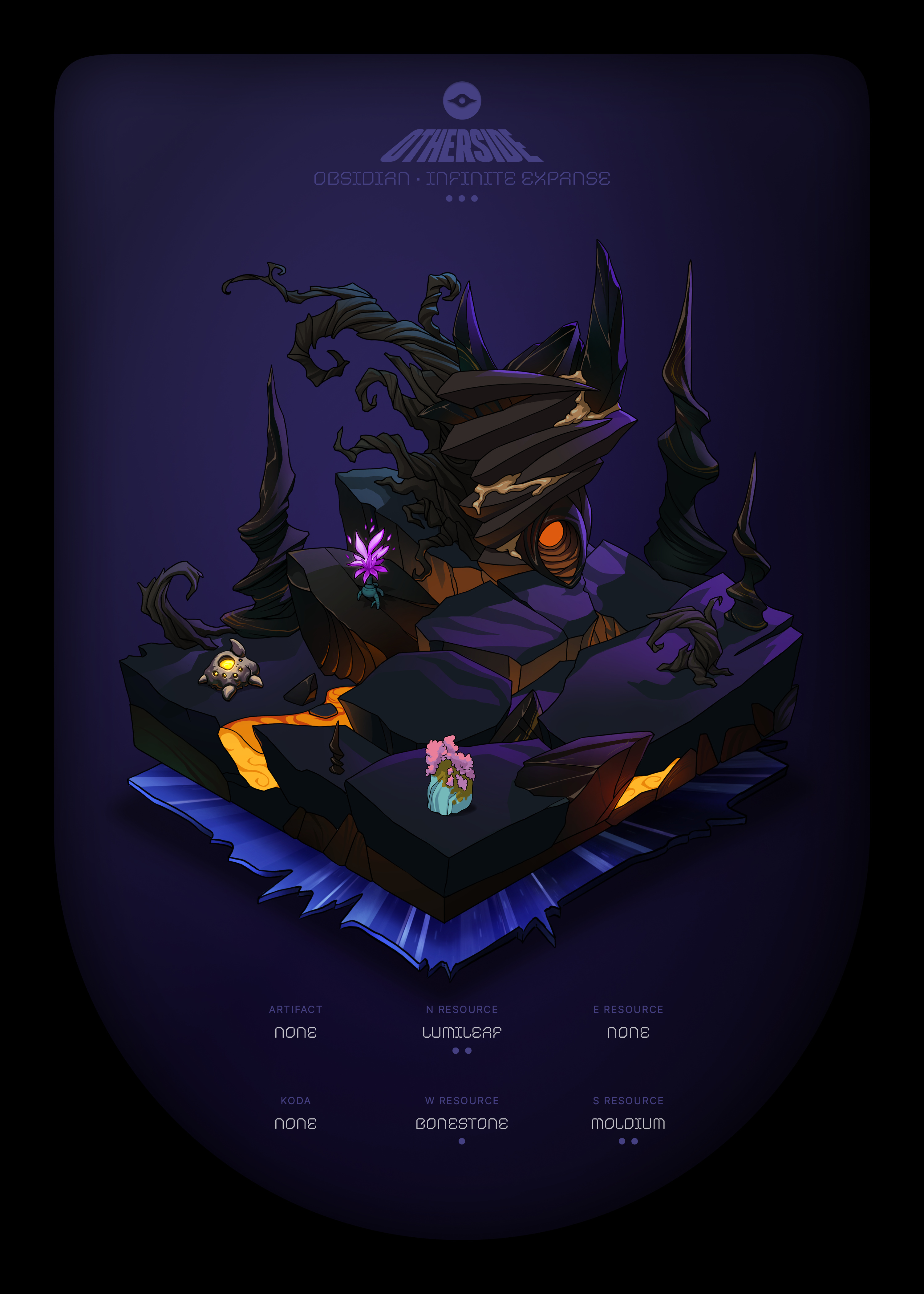 Otherdeed #44750 — Obsidian