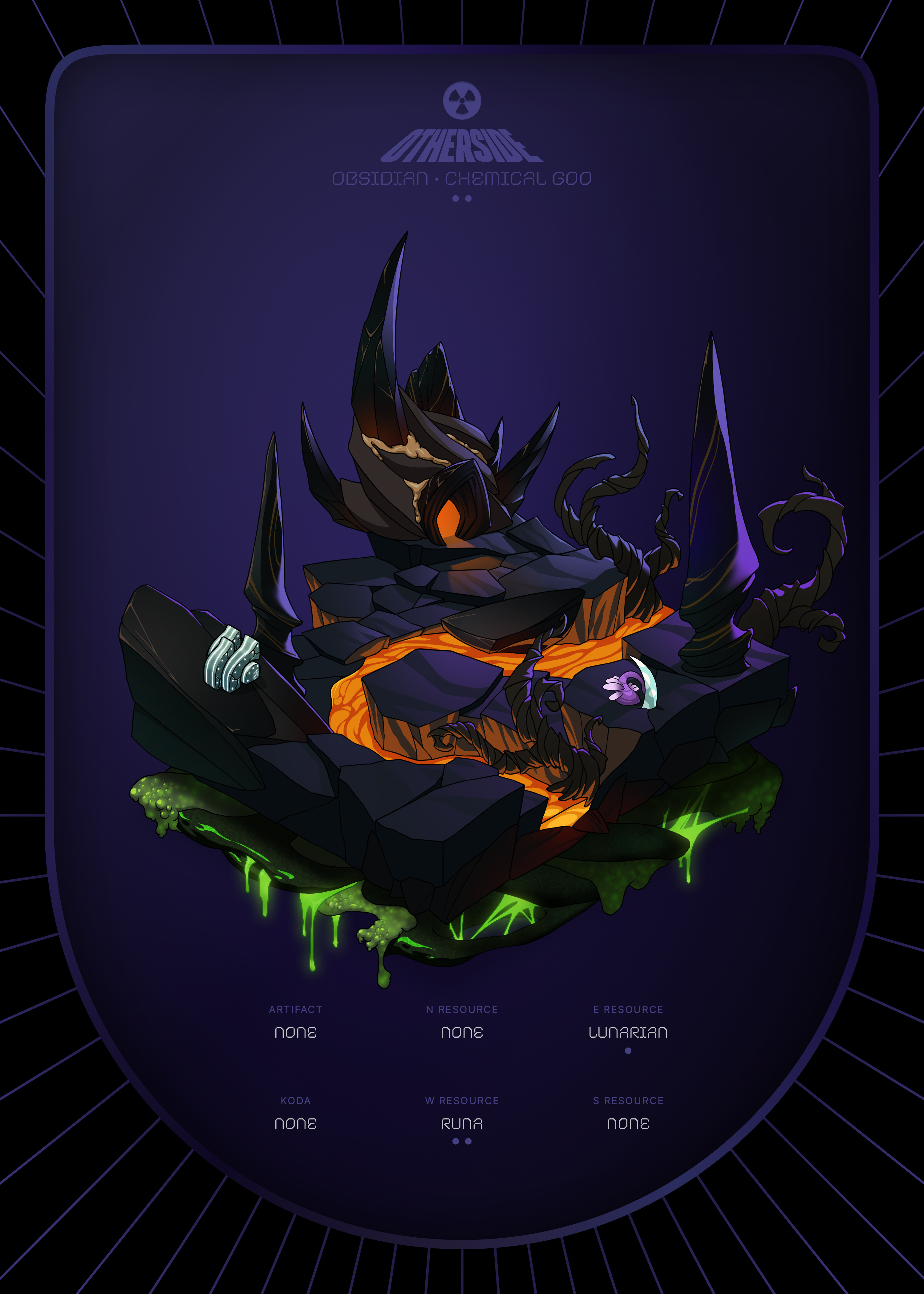 Otherdeed #10060 — Obsidian