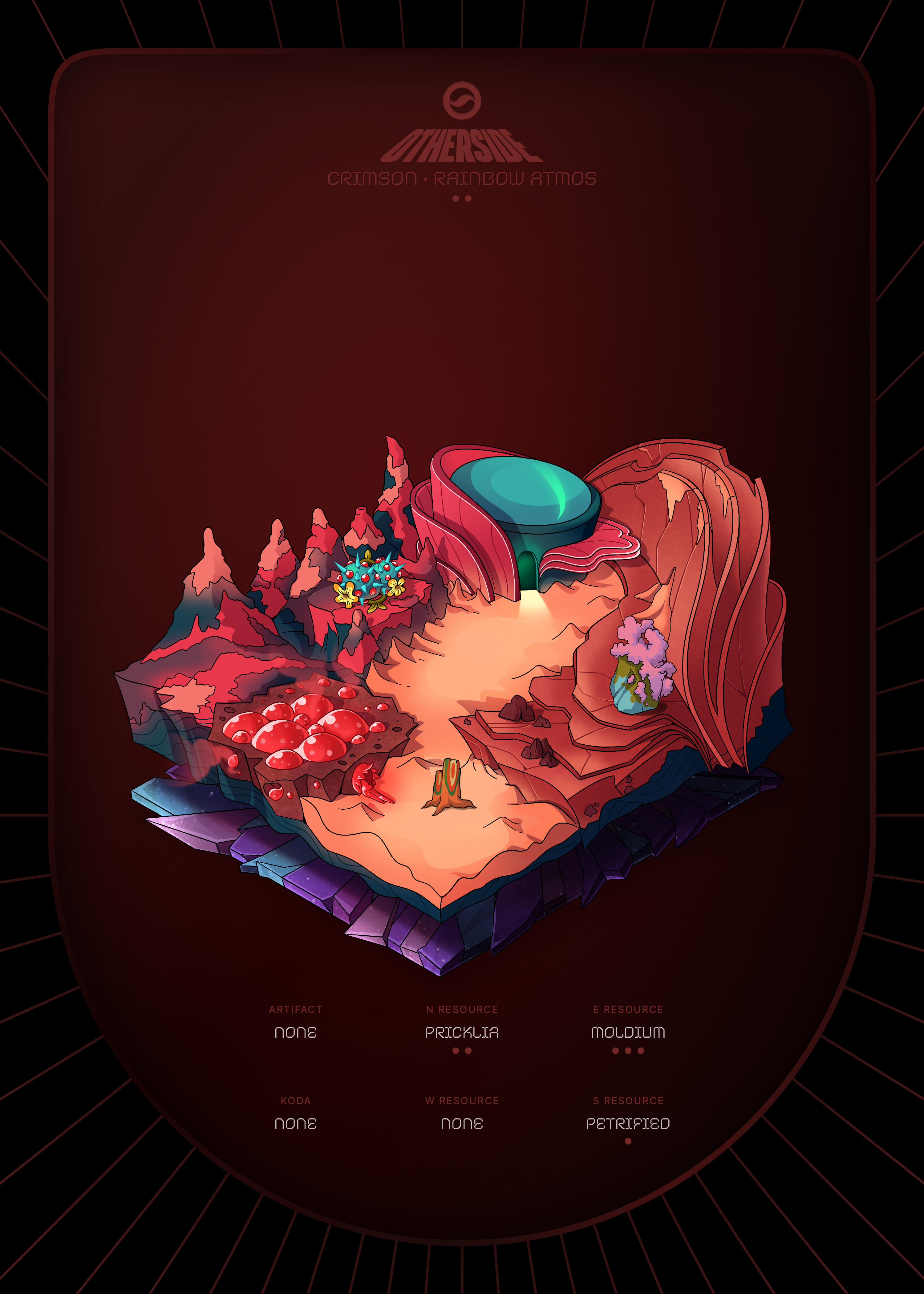 Otherdeed #75924 — Crimson