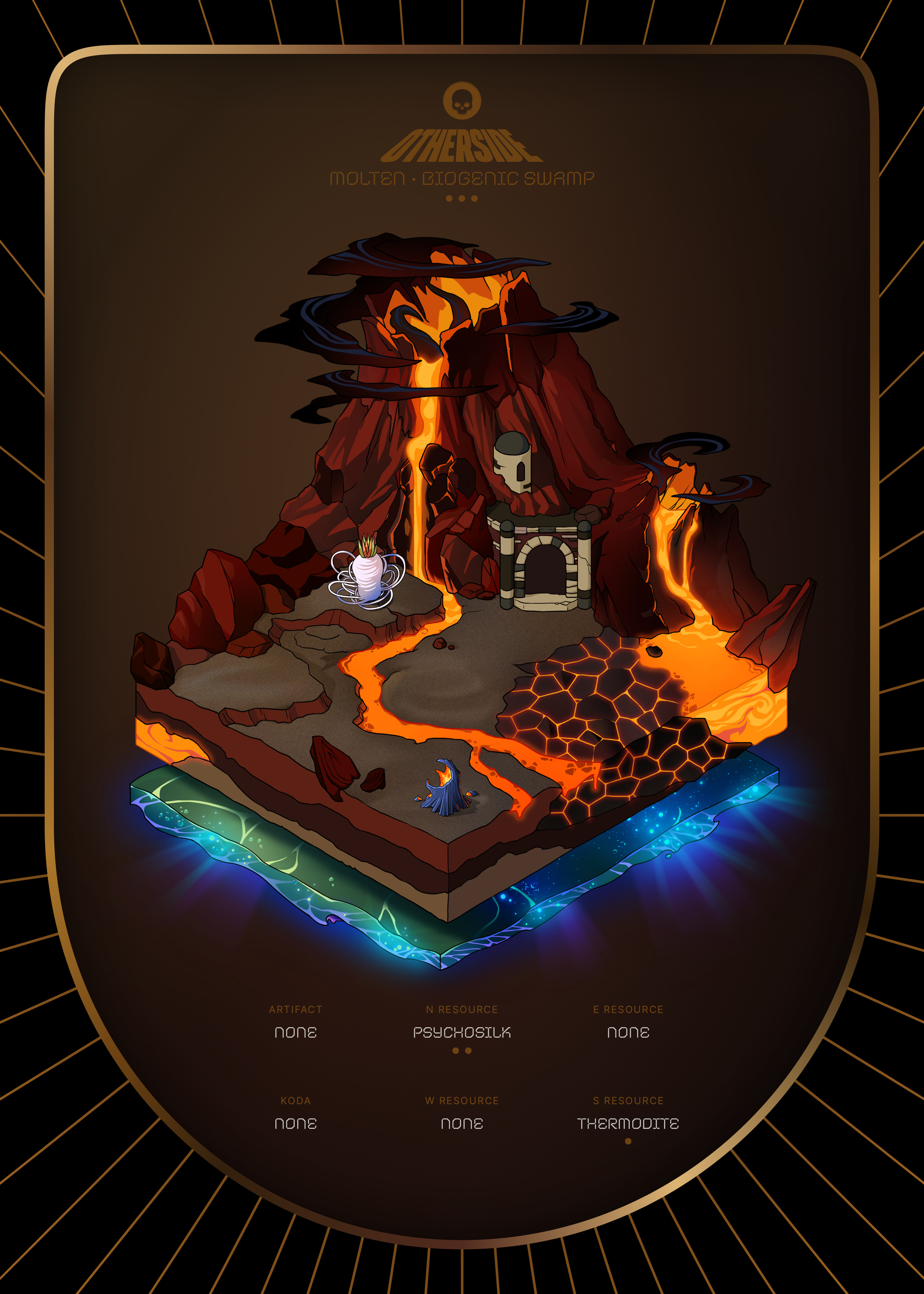 Otherdeed #5081 — Molten
