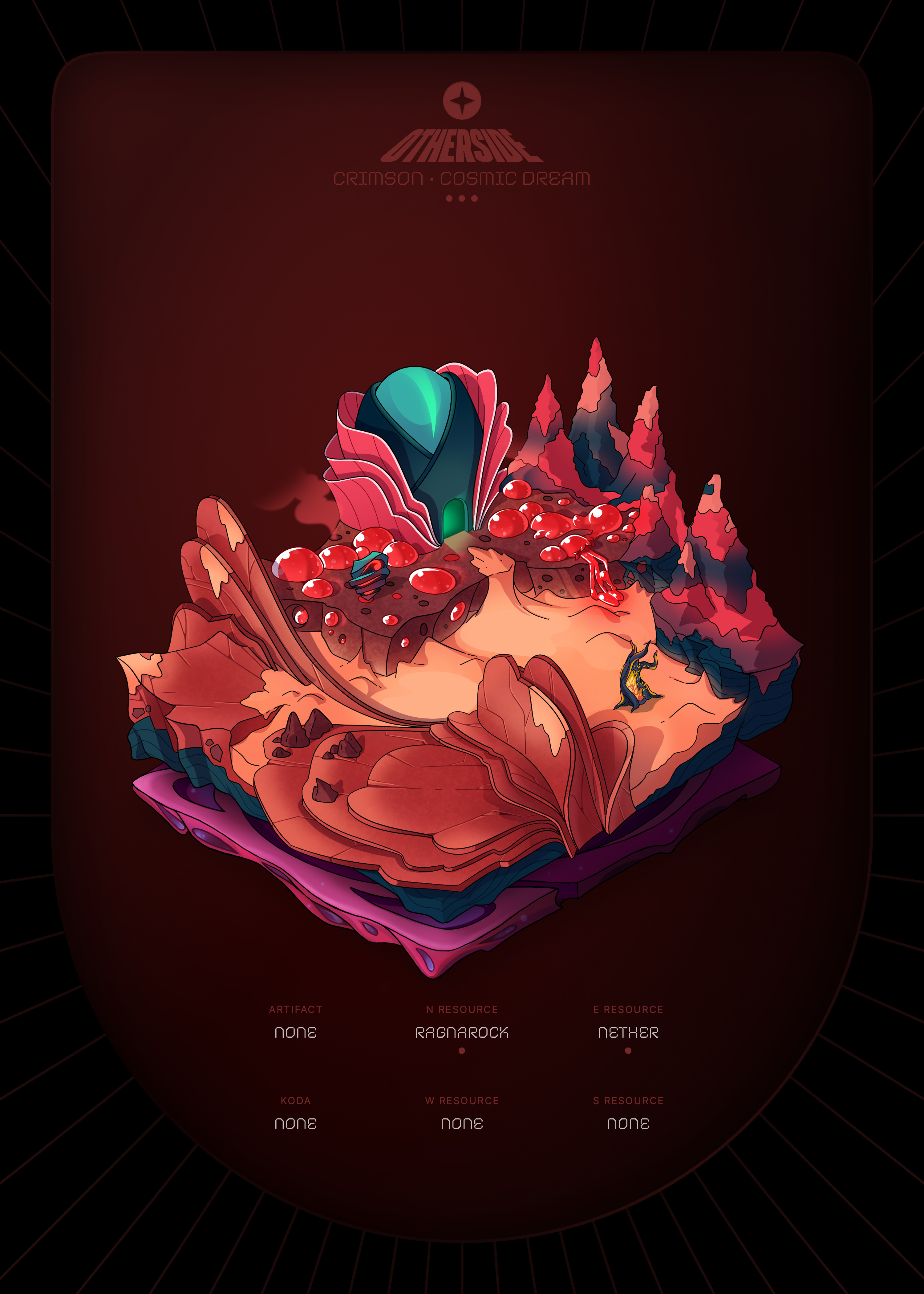 Otherdeed #30786 — Crimson
