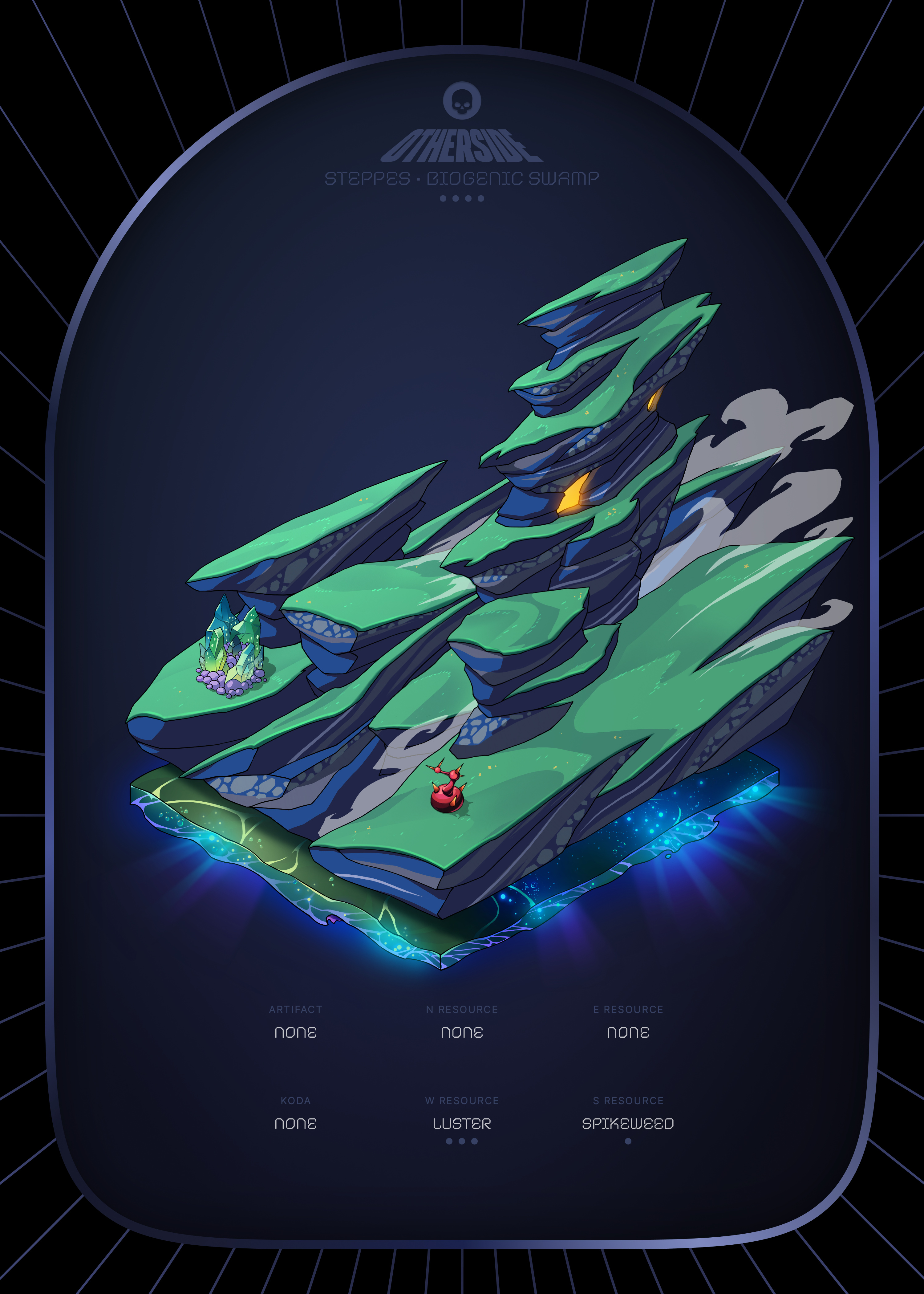 Otherdeed #8821 — Steppes