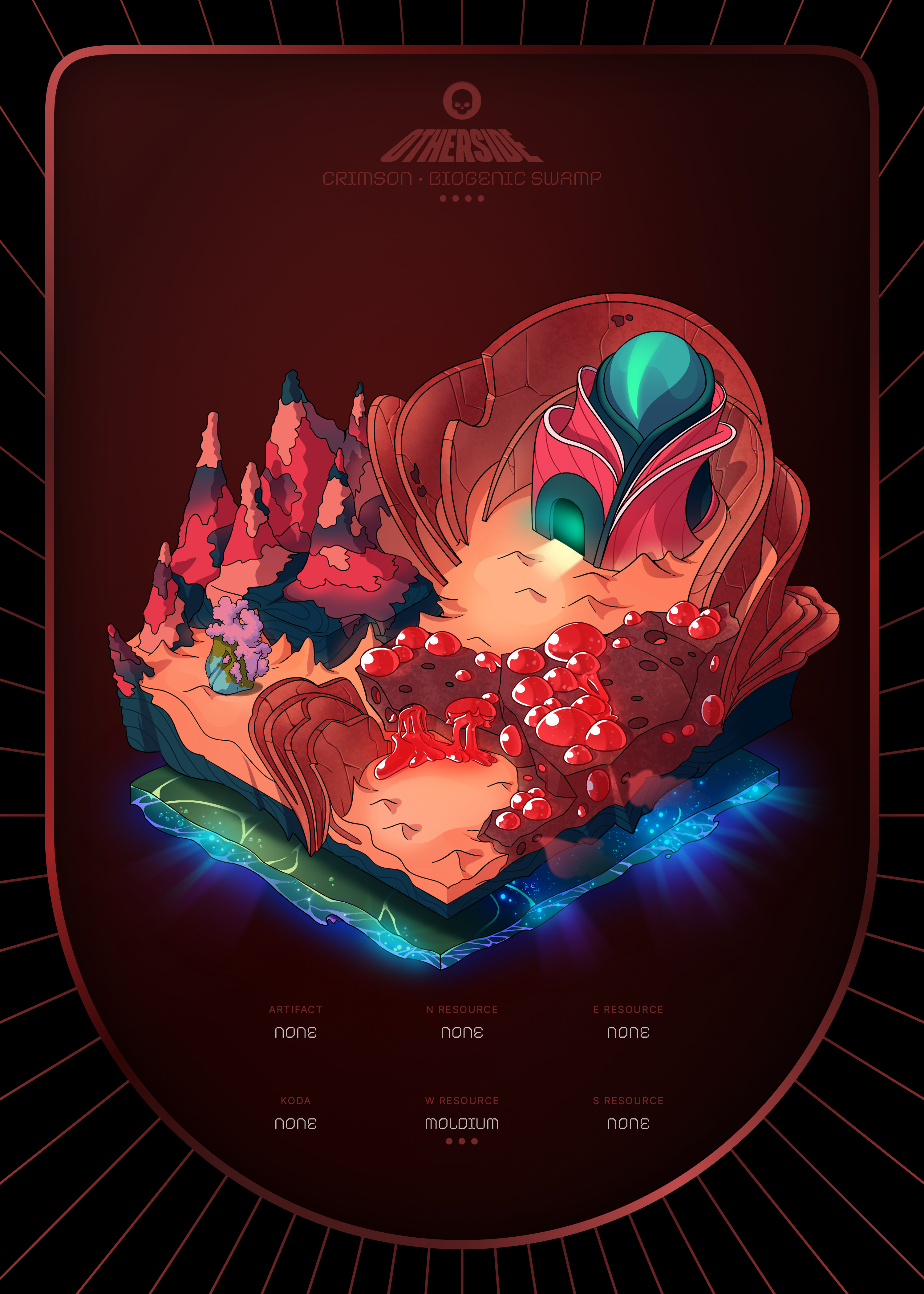 Otherdeed #9021 — Crimson