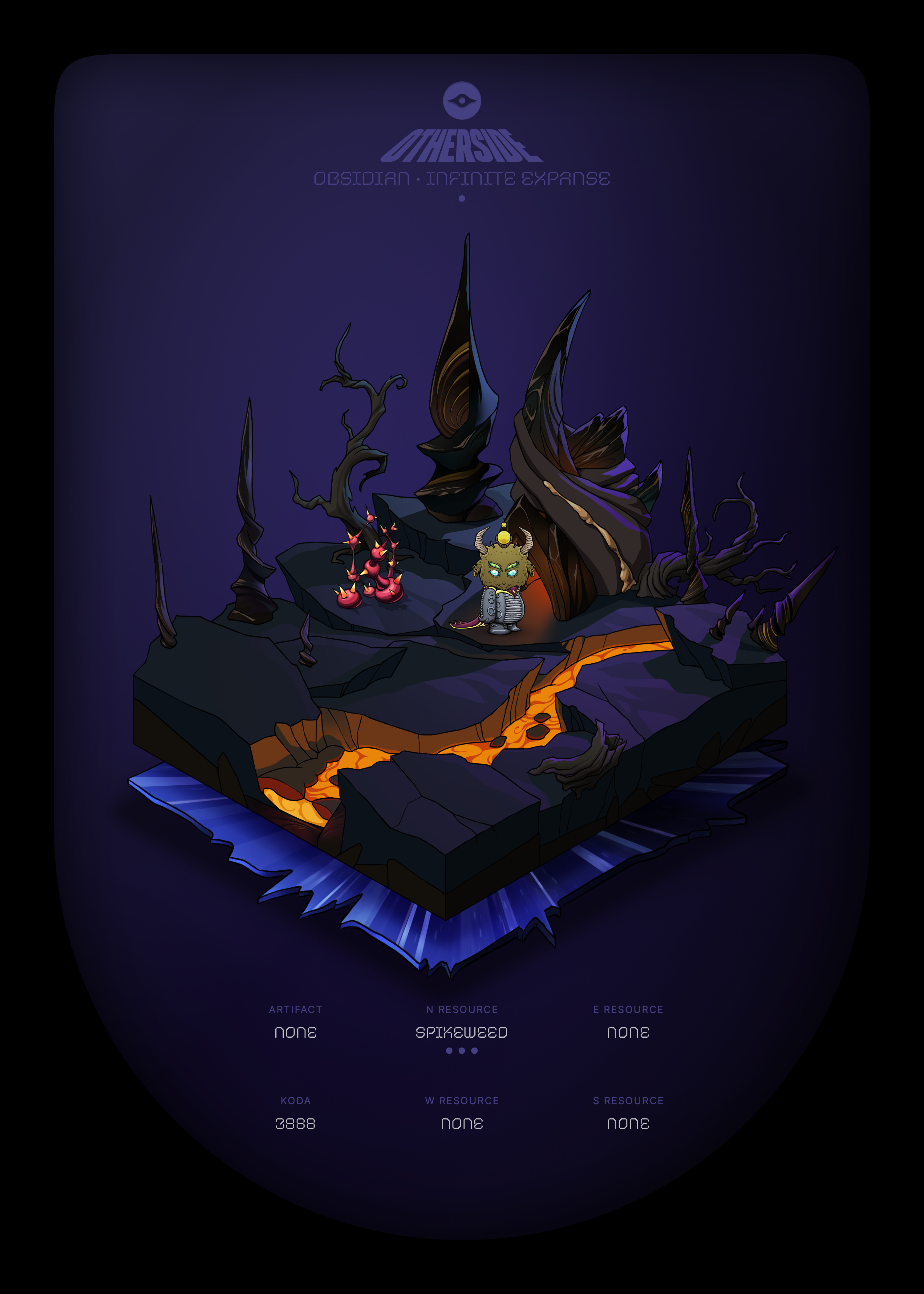 Otherdeed #55473 — Obsidian
