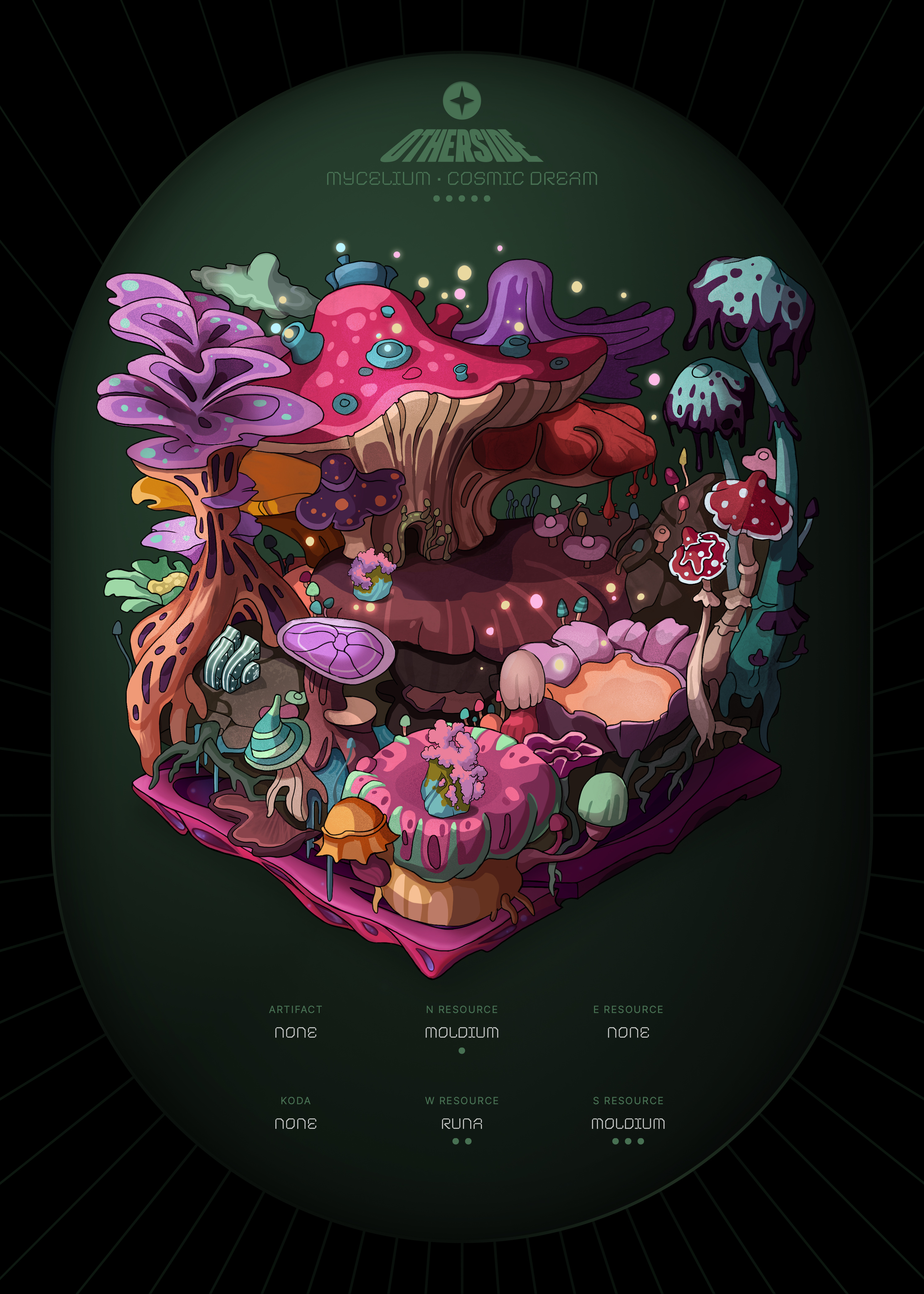 Otherdeed #32585 — Mycelium