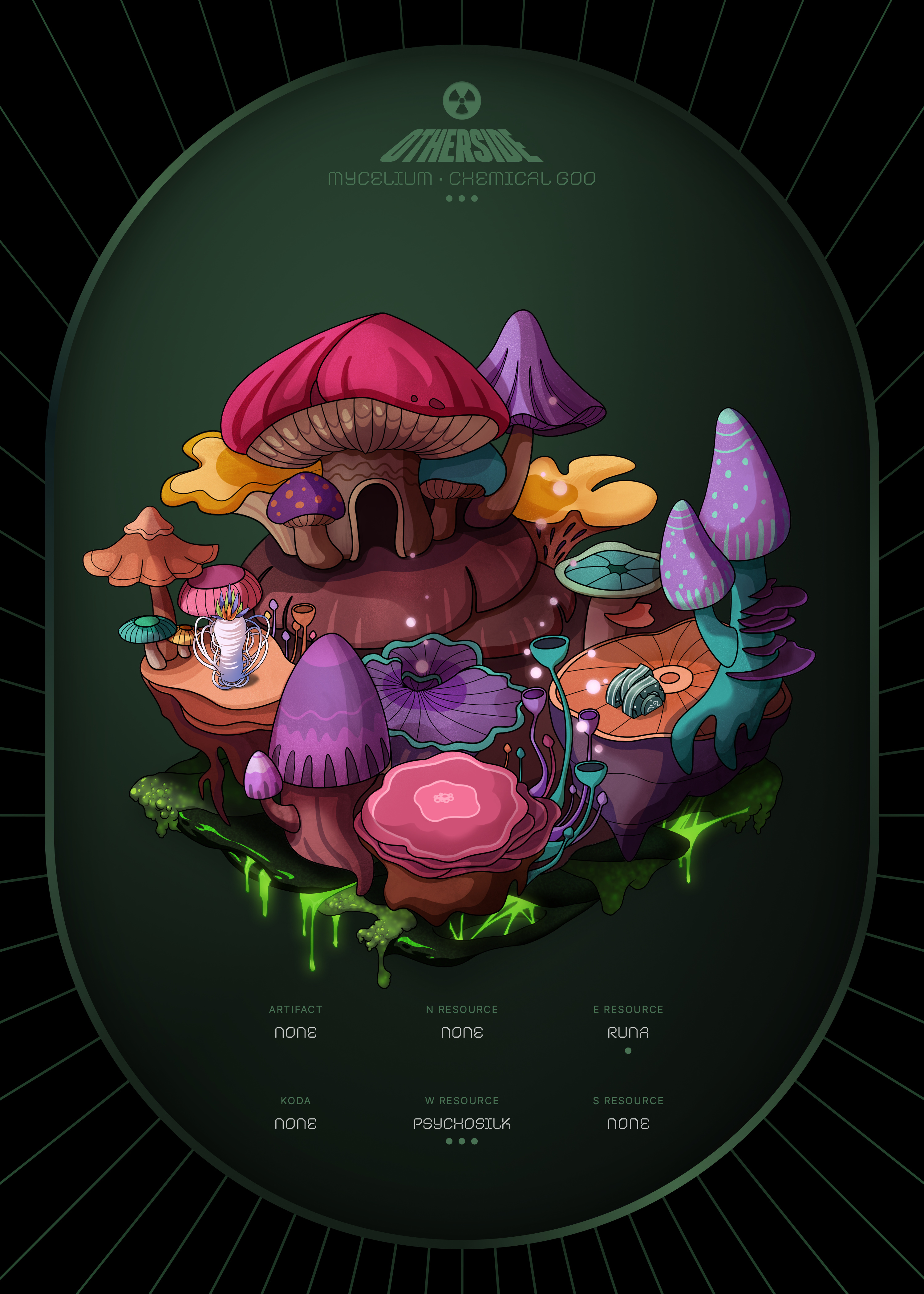 Otherdeed #13204 — Mycelium