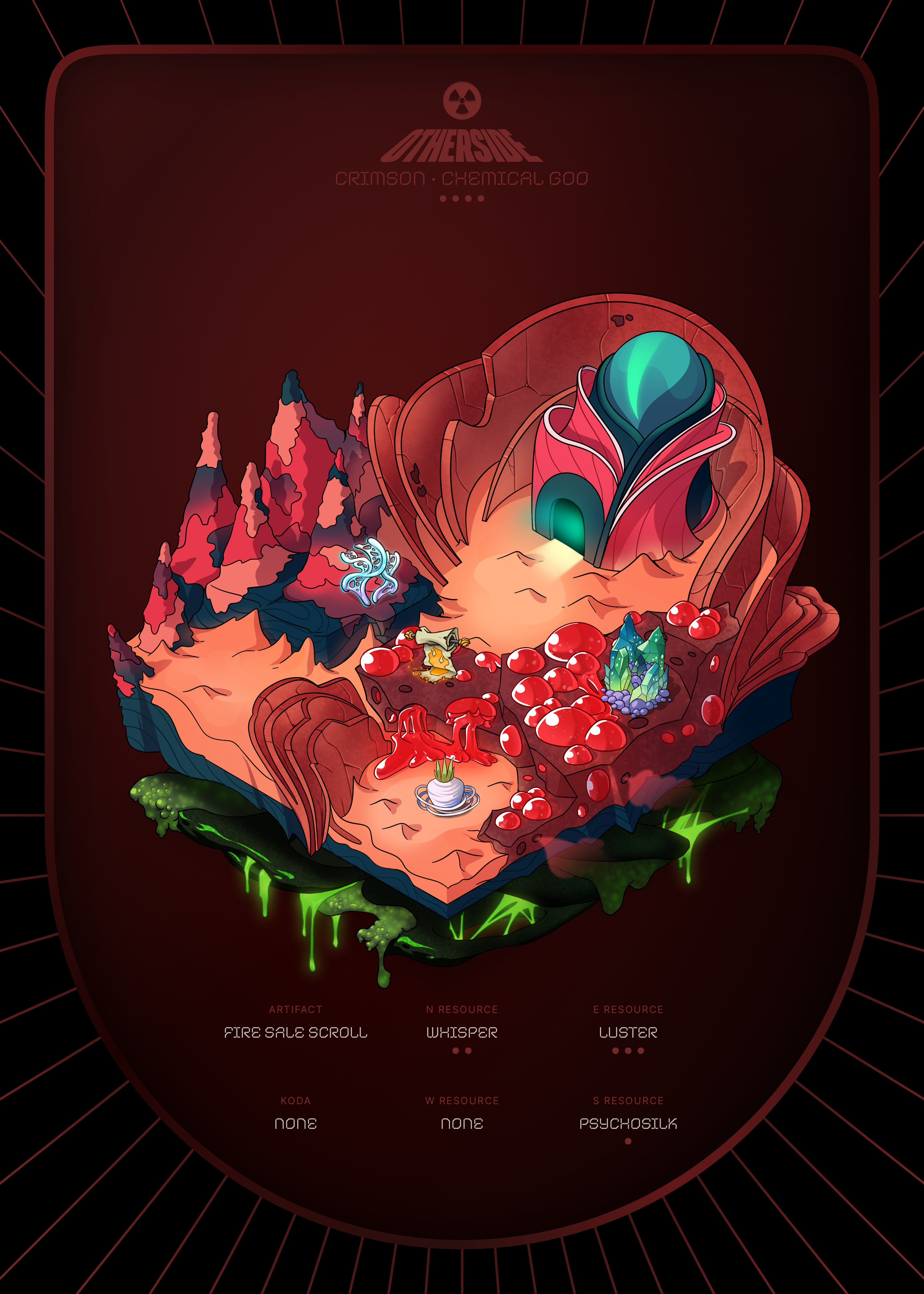 Otherdeed #18008 — Crimson