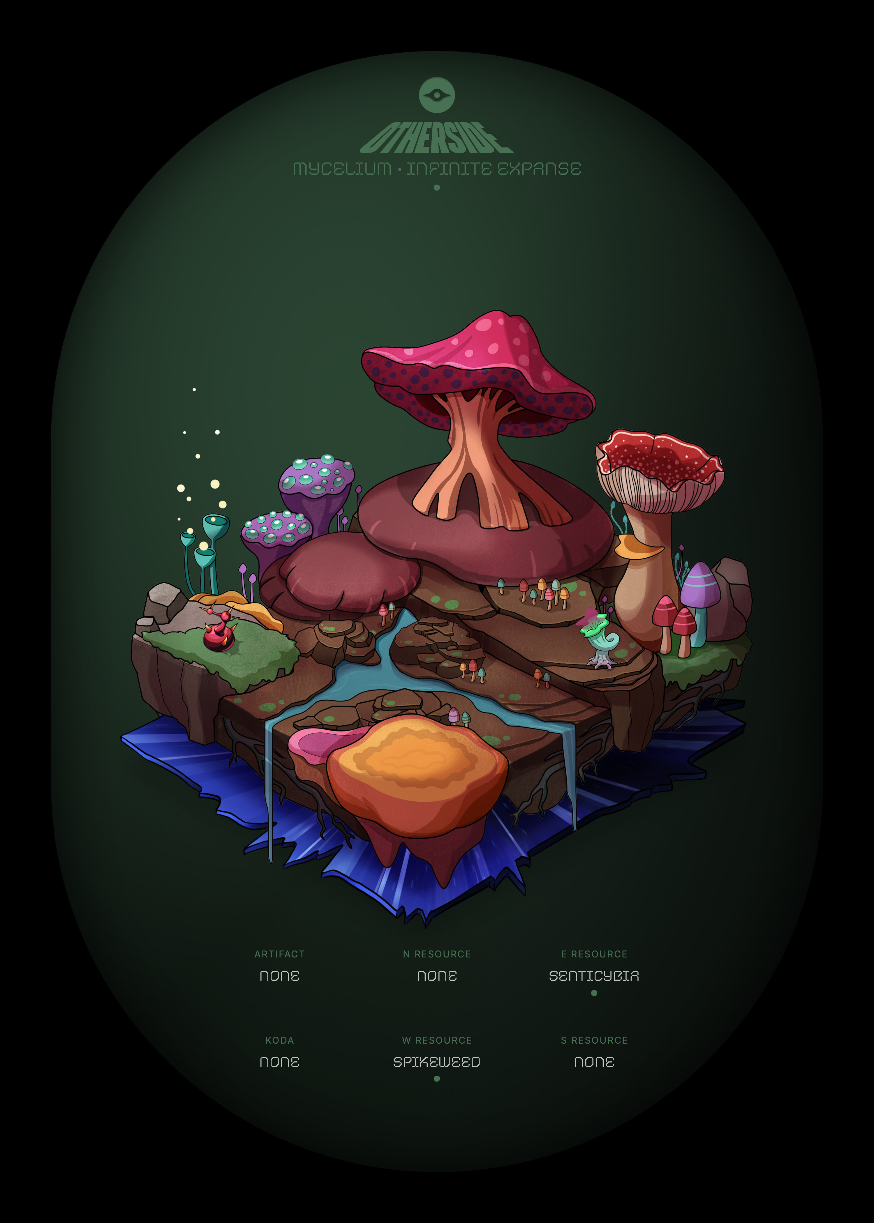 Otherdeed #58985 — Mycelium