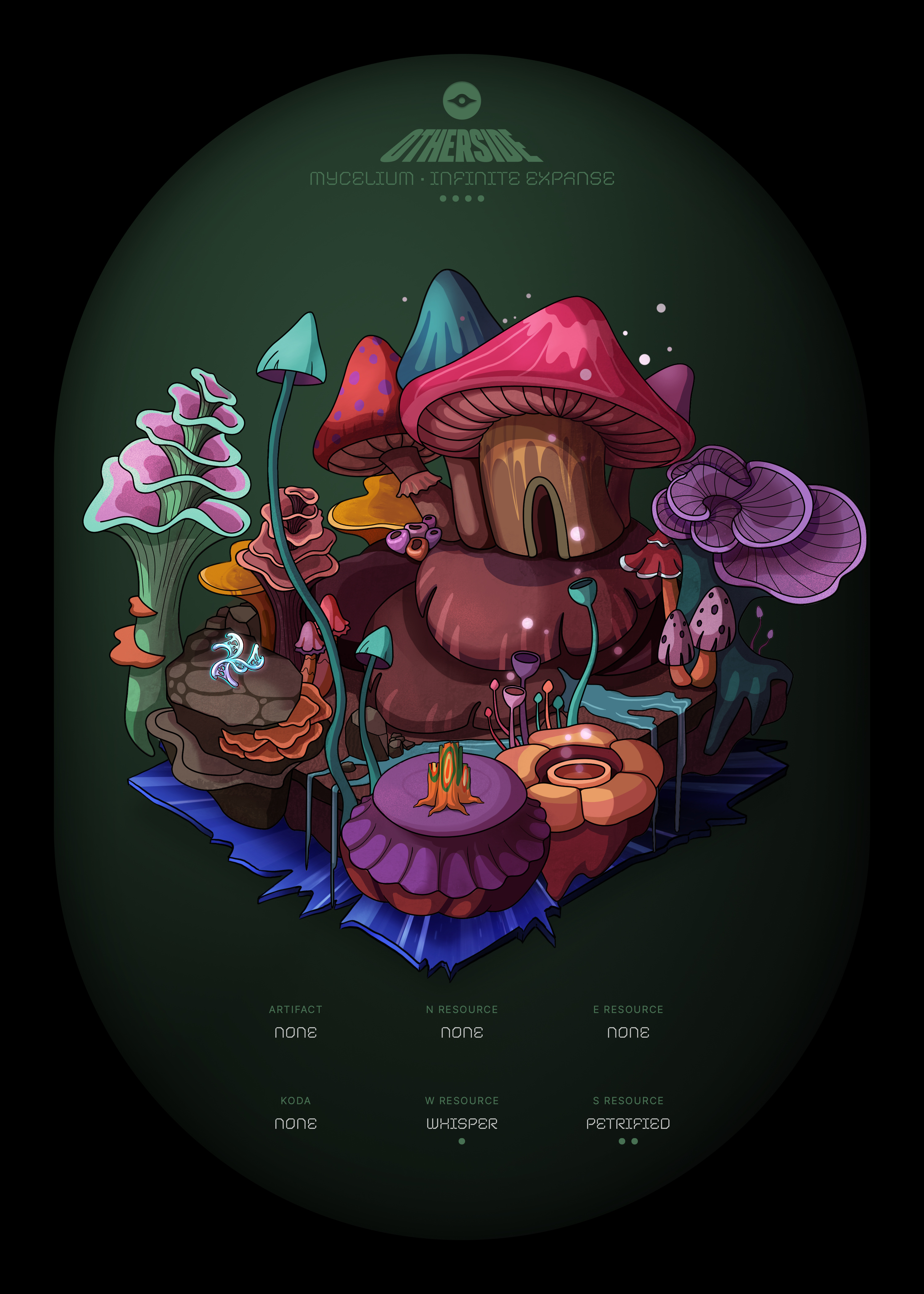 Otherdeed #43667 — Mycelium