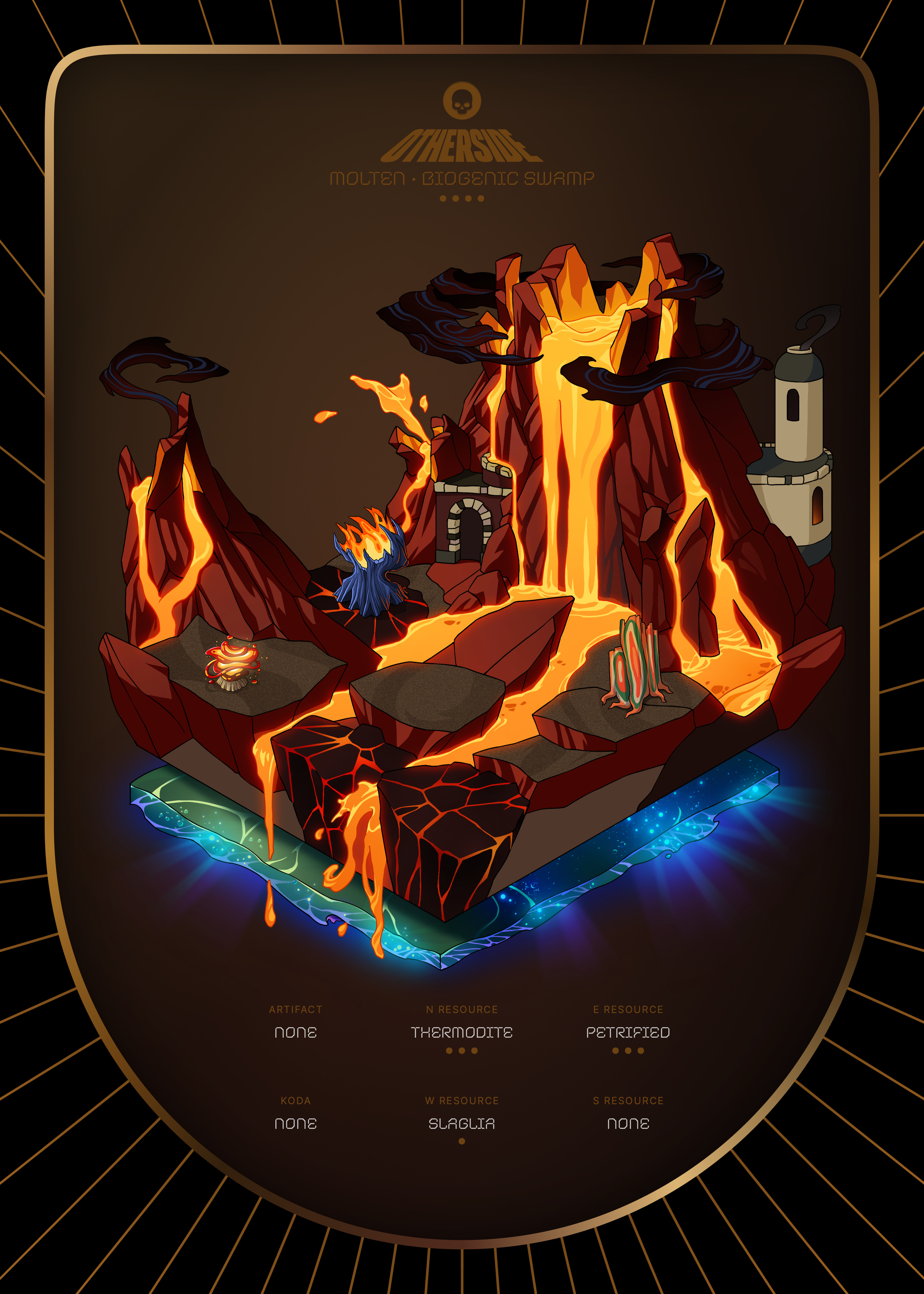 Otherdeed #9317 — Molten
