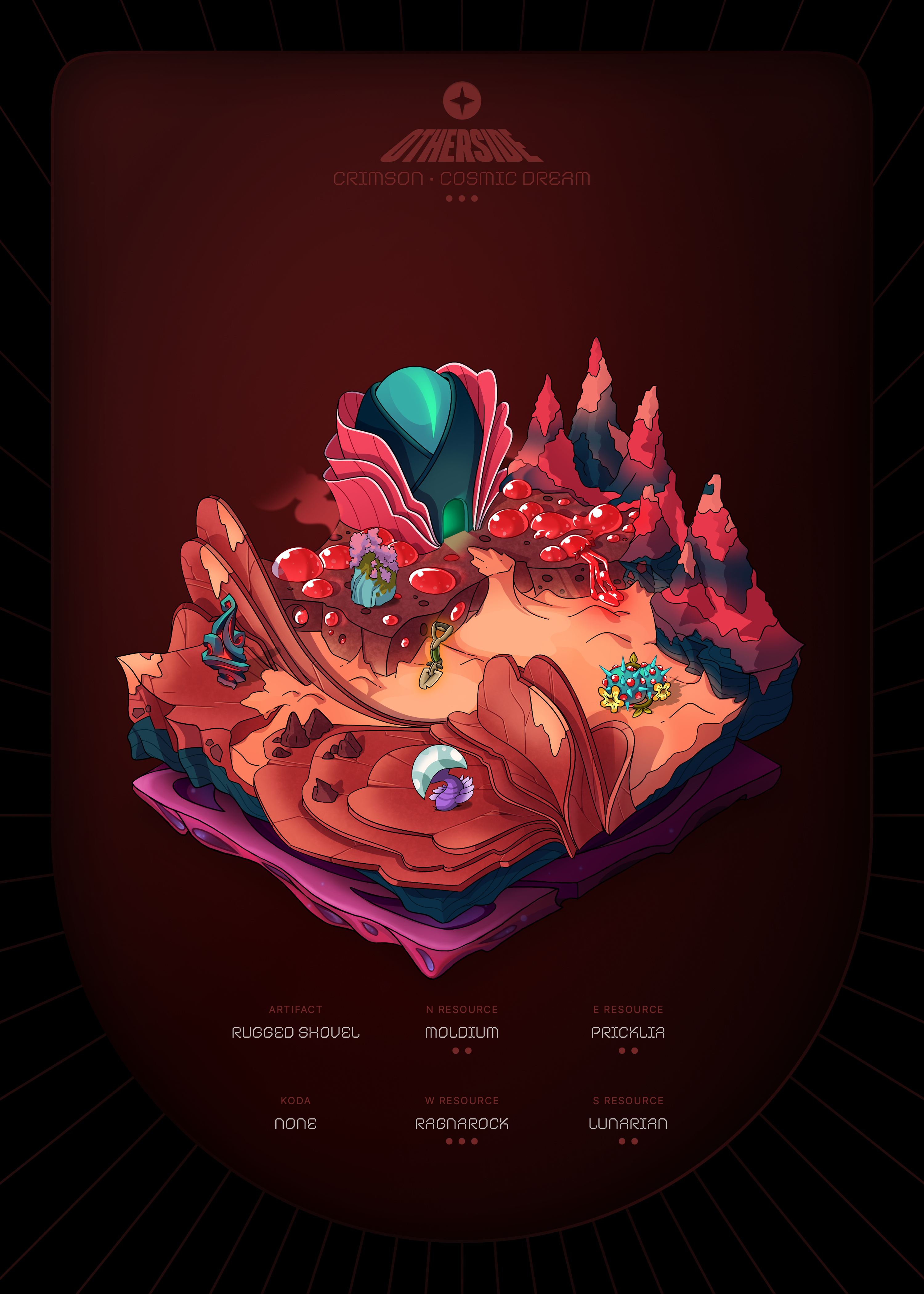 Otherdeed #31220 — Crimson