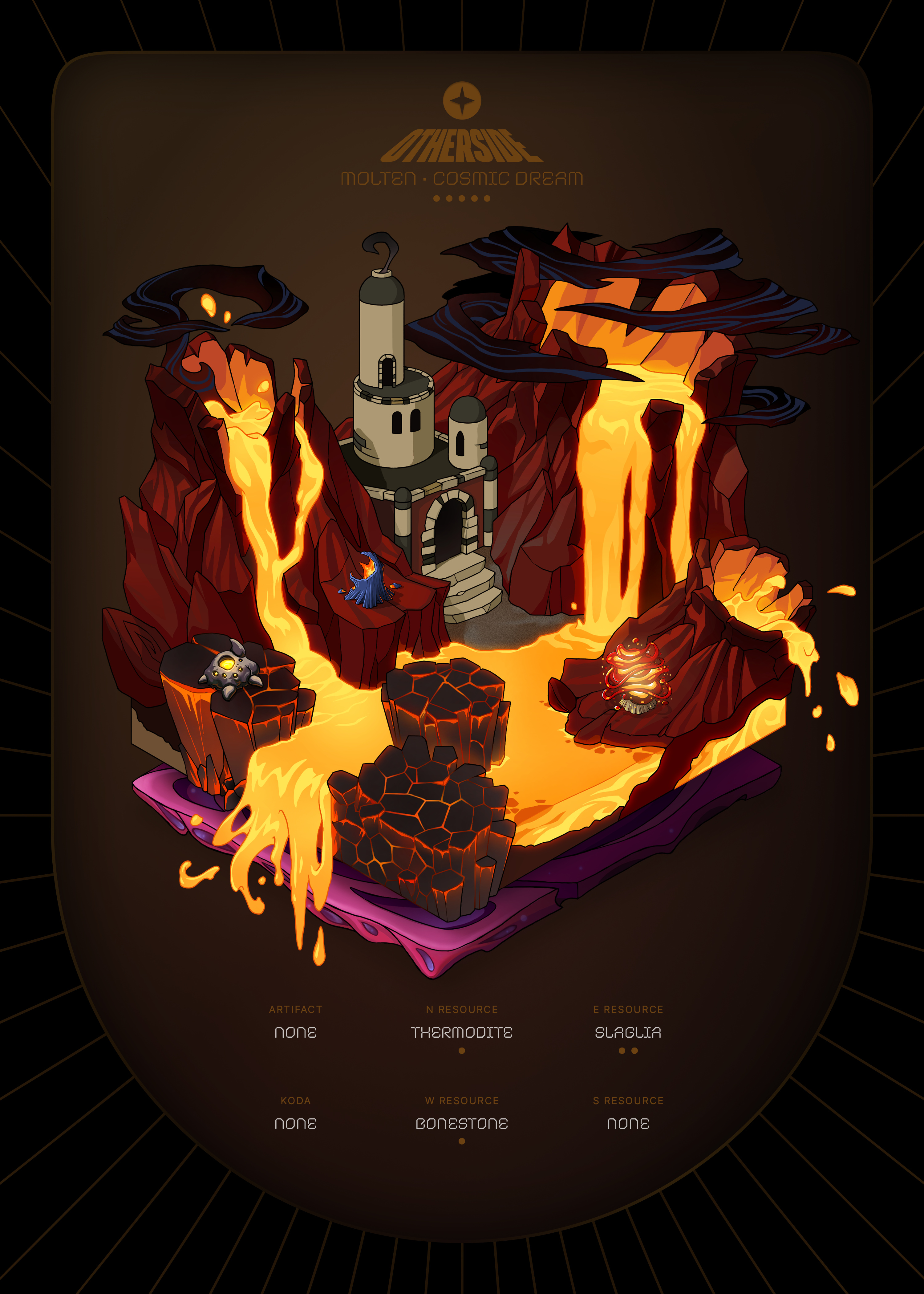 Otherdeed #87110 — Molten