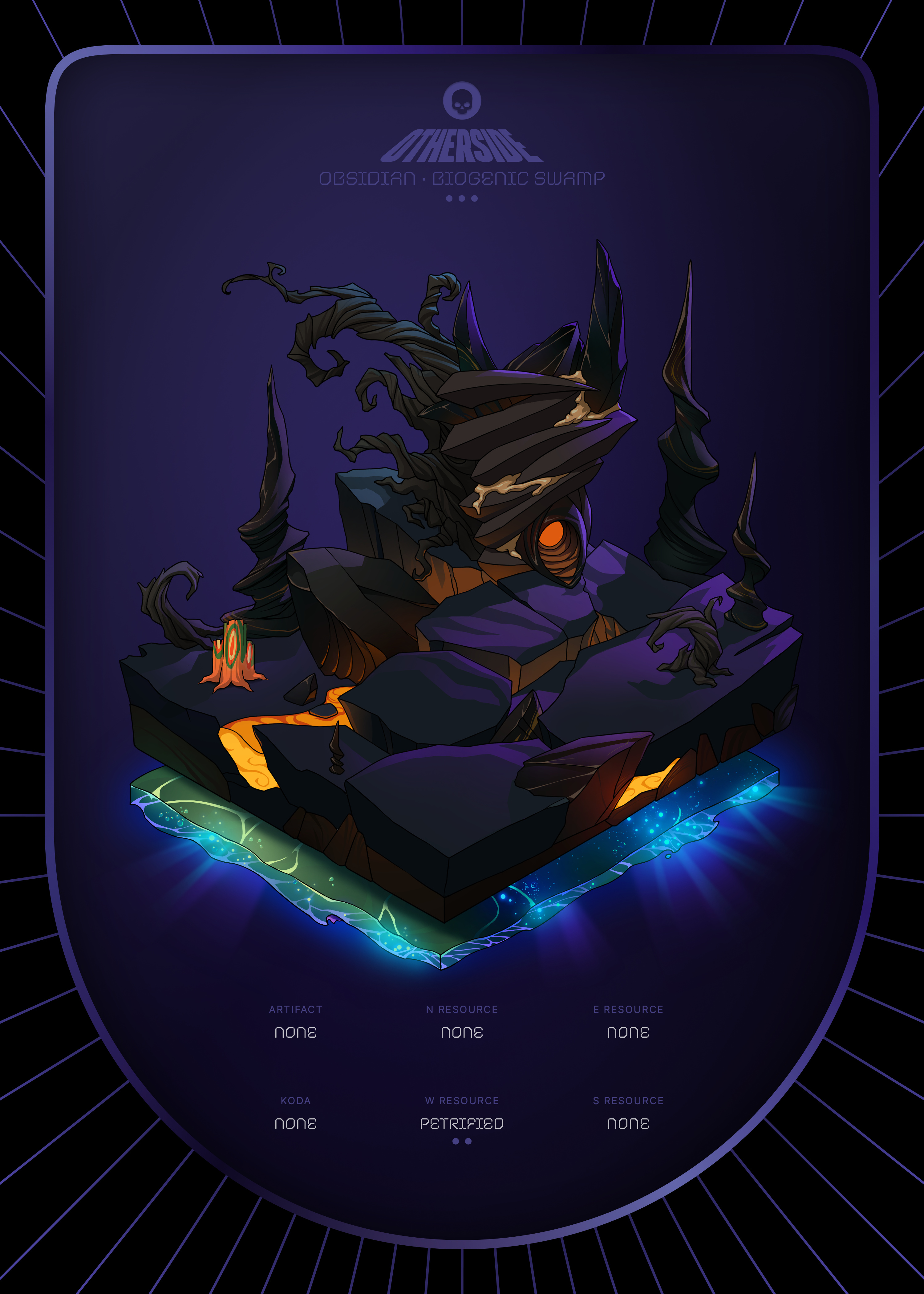 Otherdeed #2803 — Obsidian