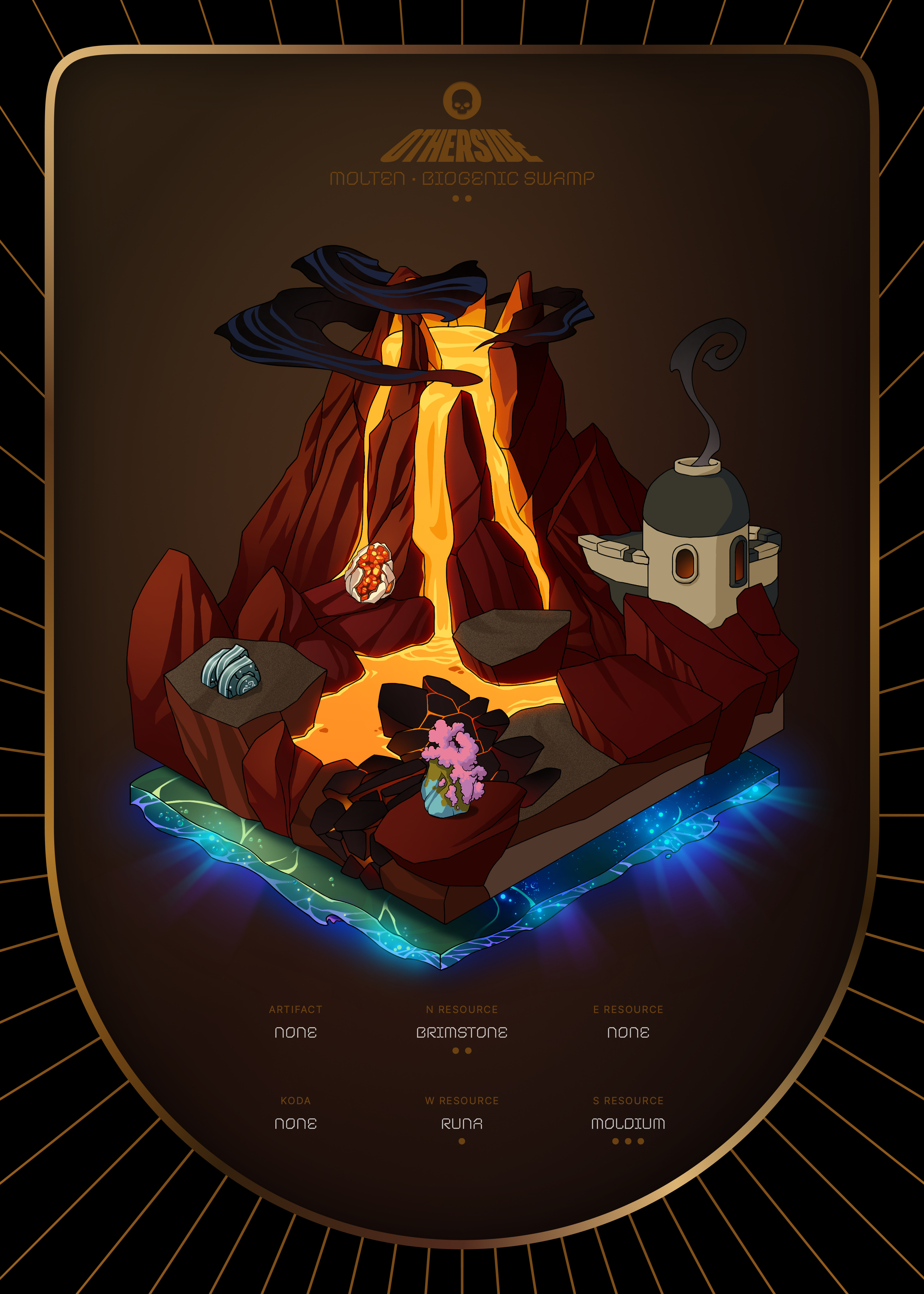 Otherdeed #3916 — Molten