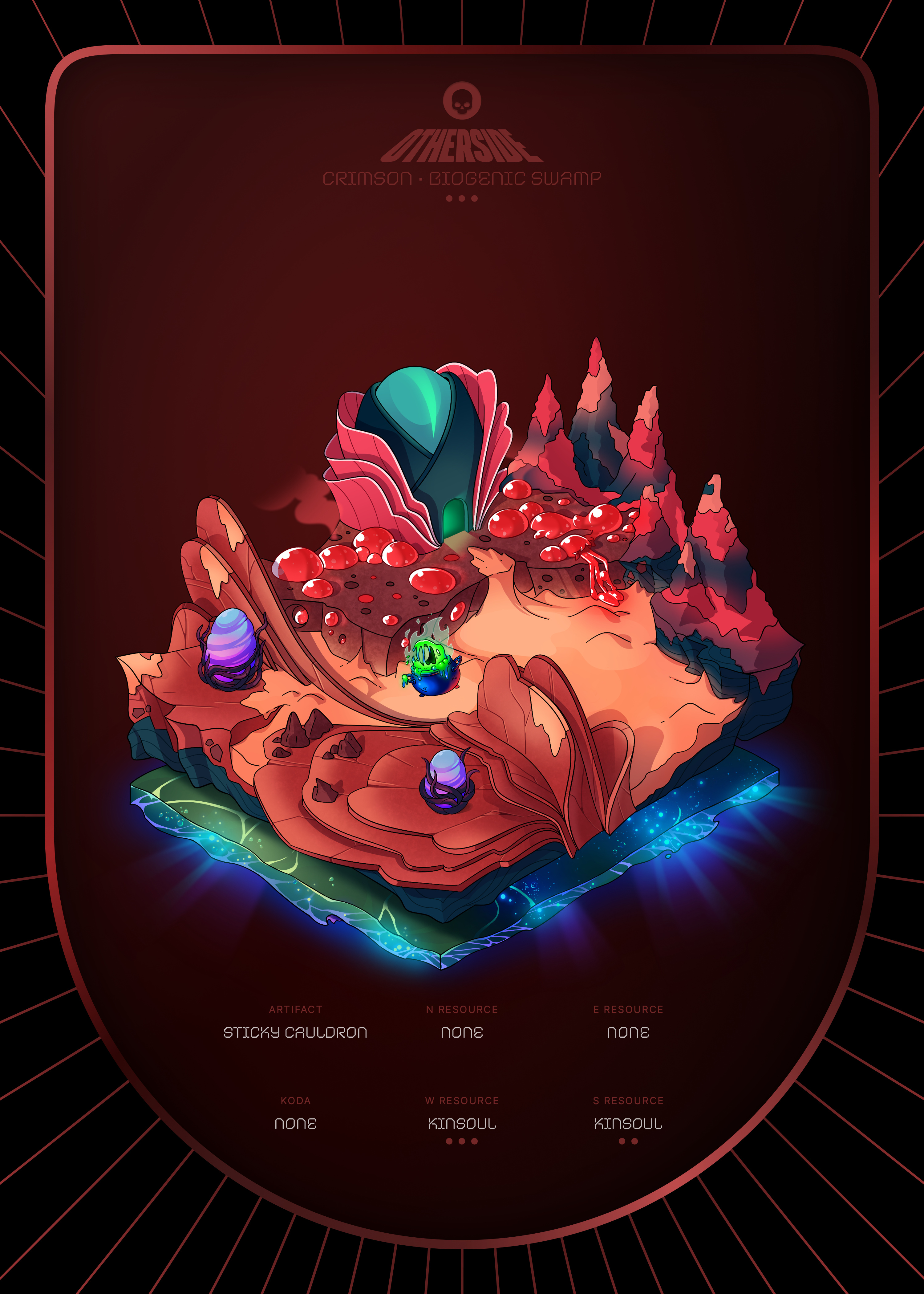 Otherdeed #5924 — Crimson