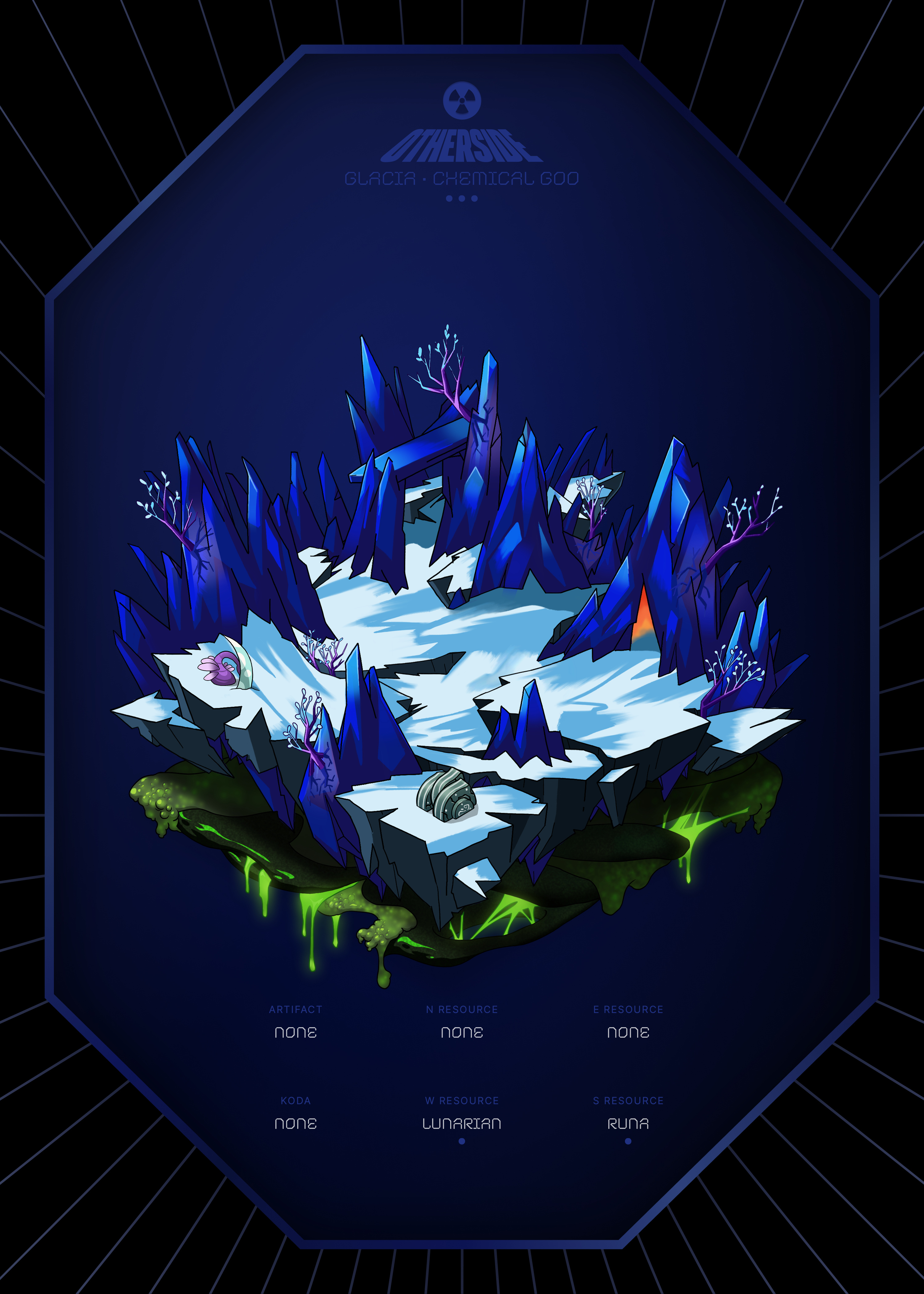 Otherdeed #14542 — Glacia