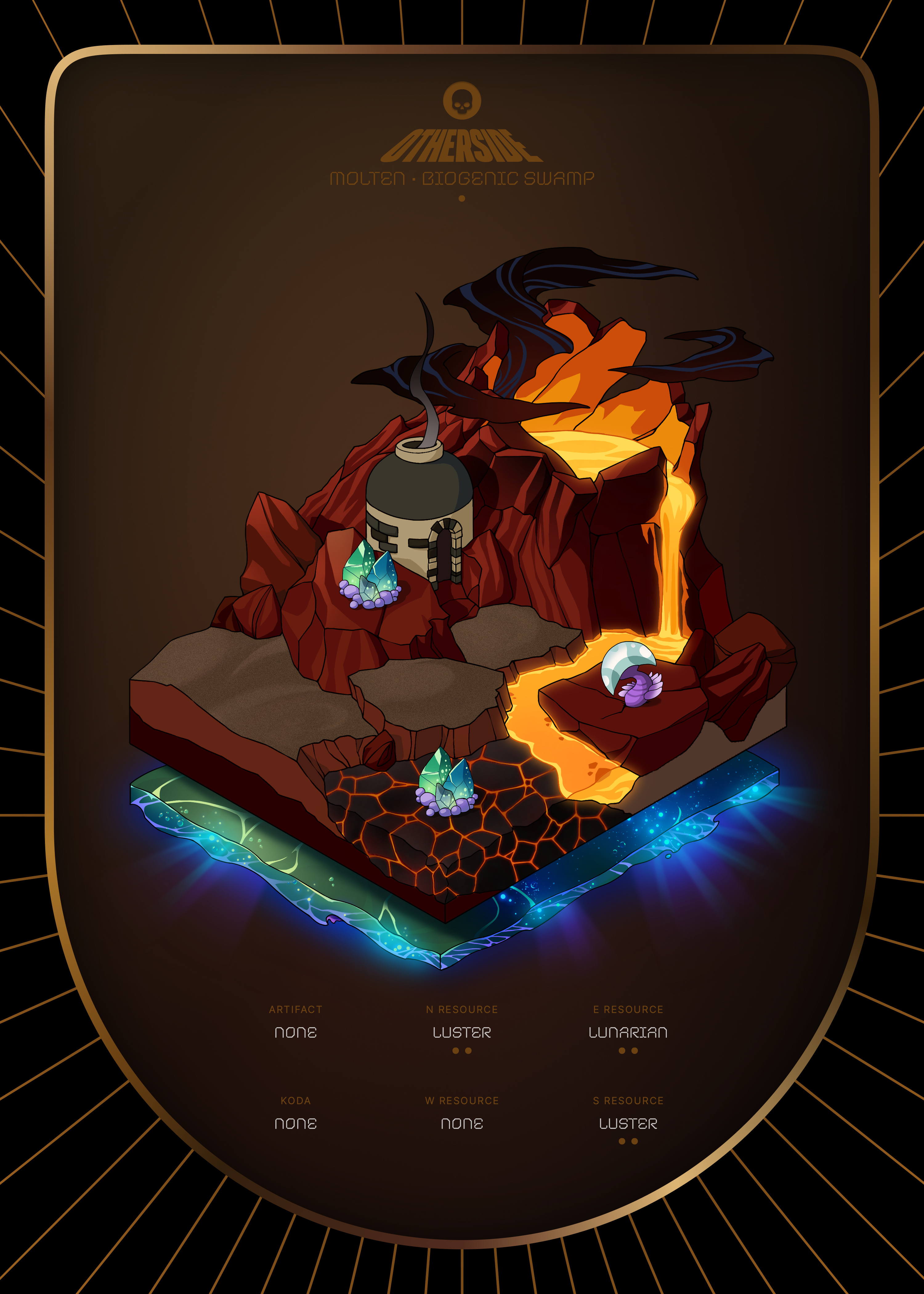 Otherdeed #8559 — Molten