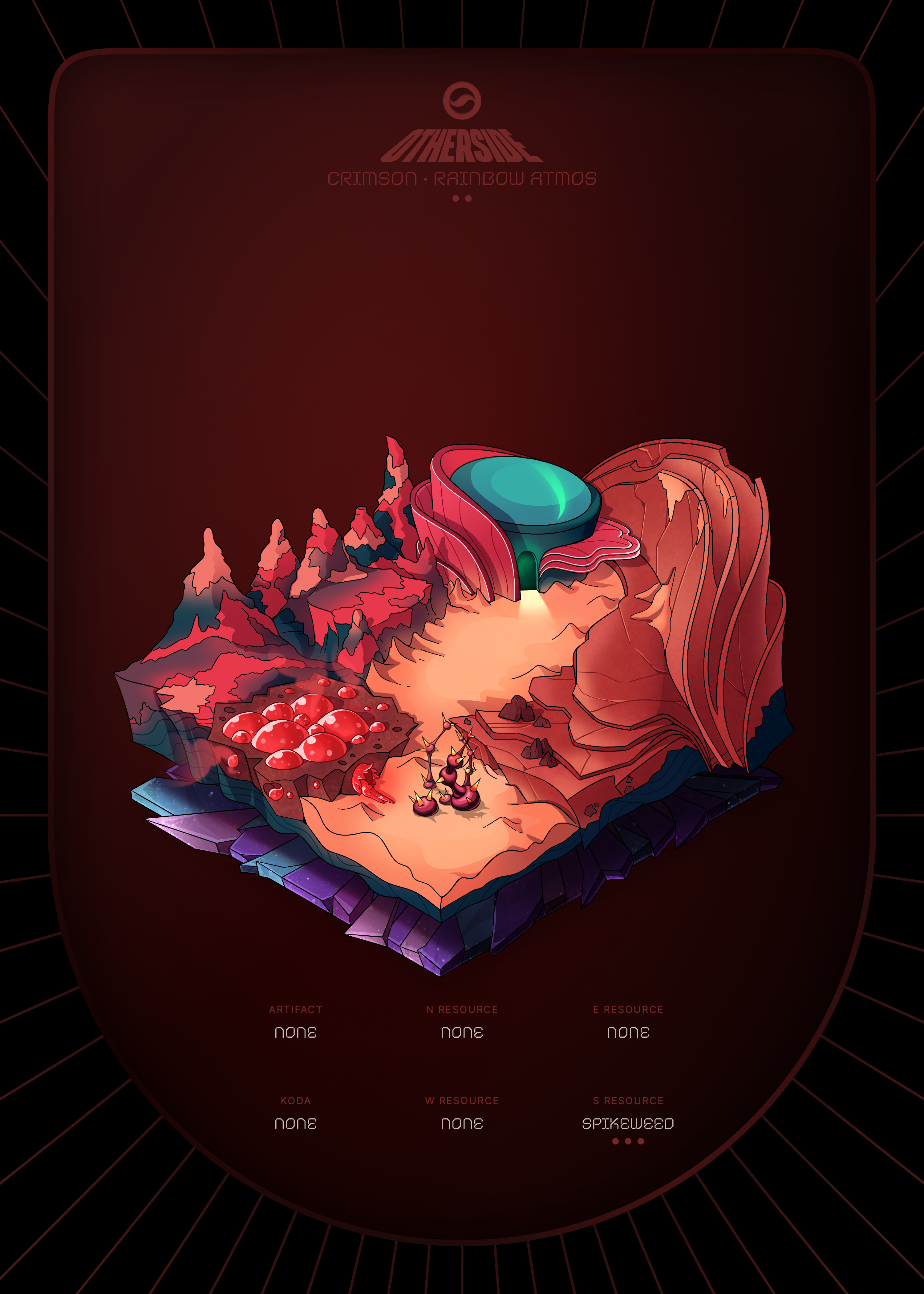 Otherdeed #70875 — Crimson