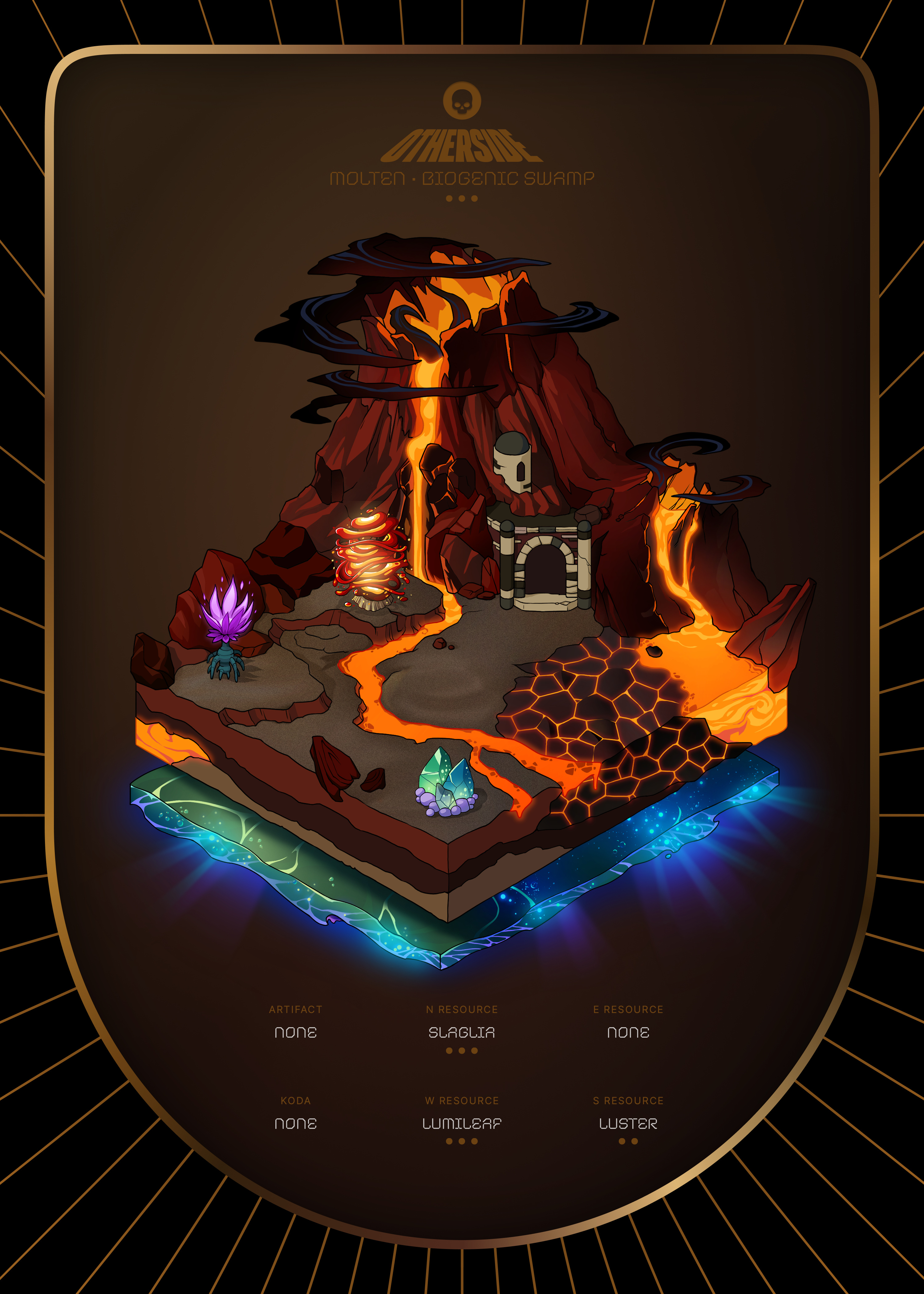 Otherdeed #5262 — Molten