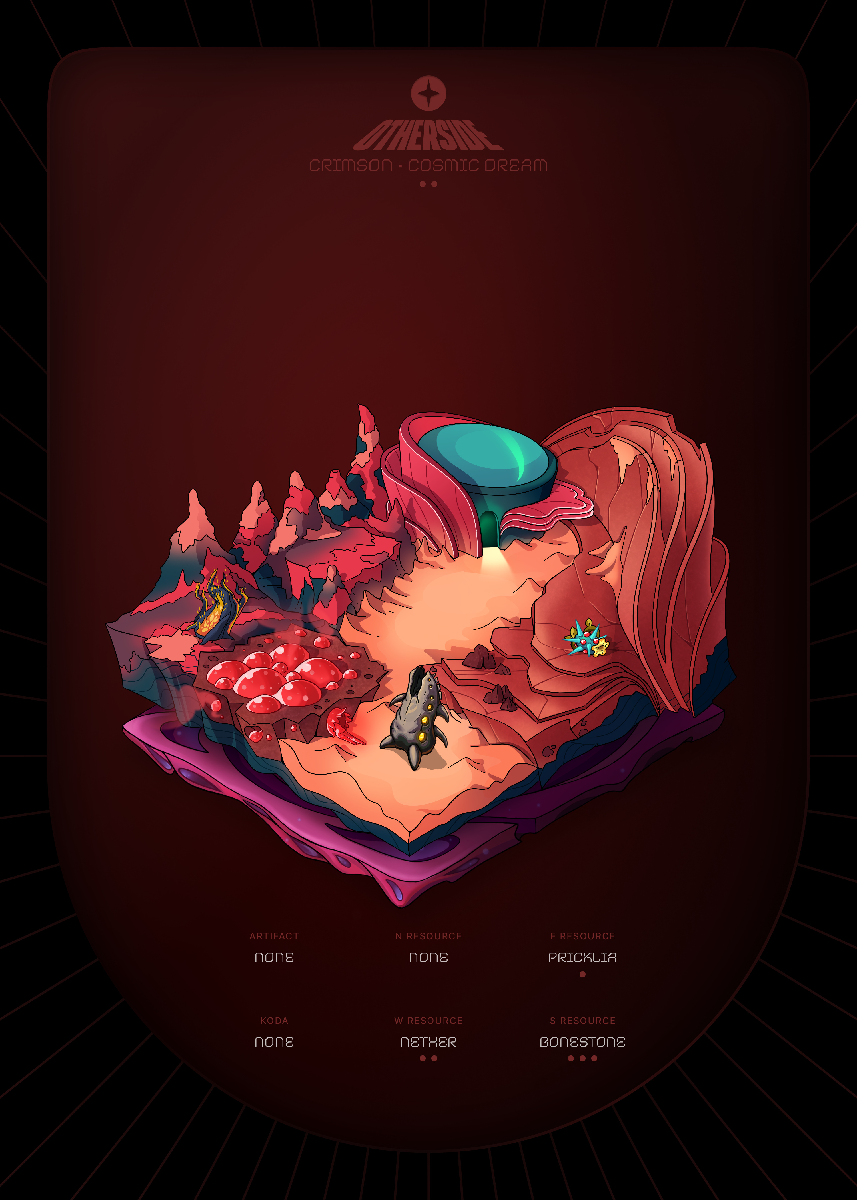 Otherdeed #93094 — Crimson