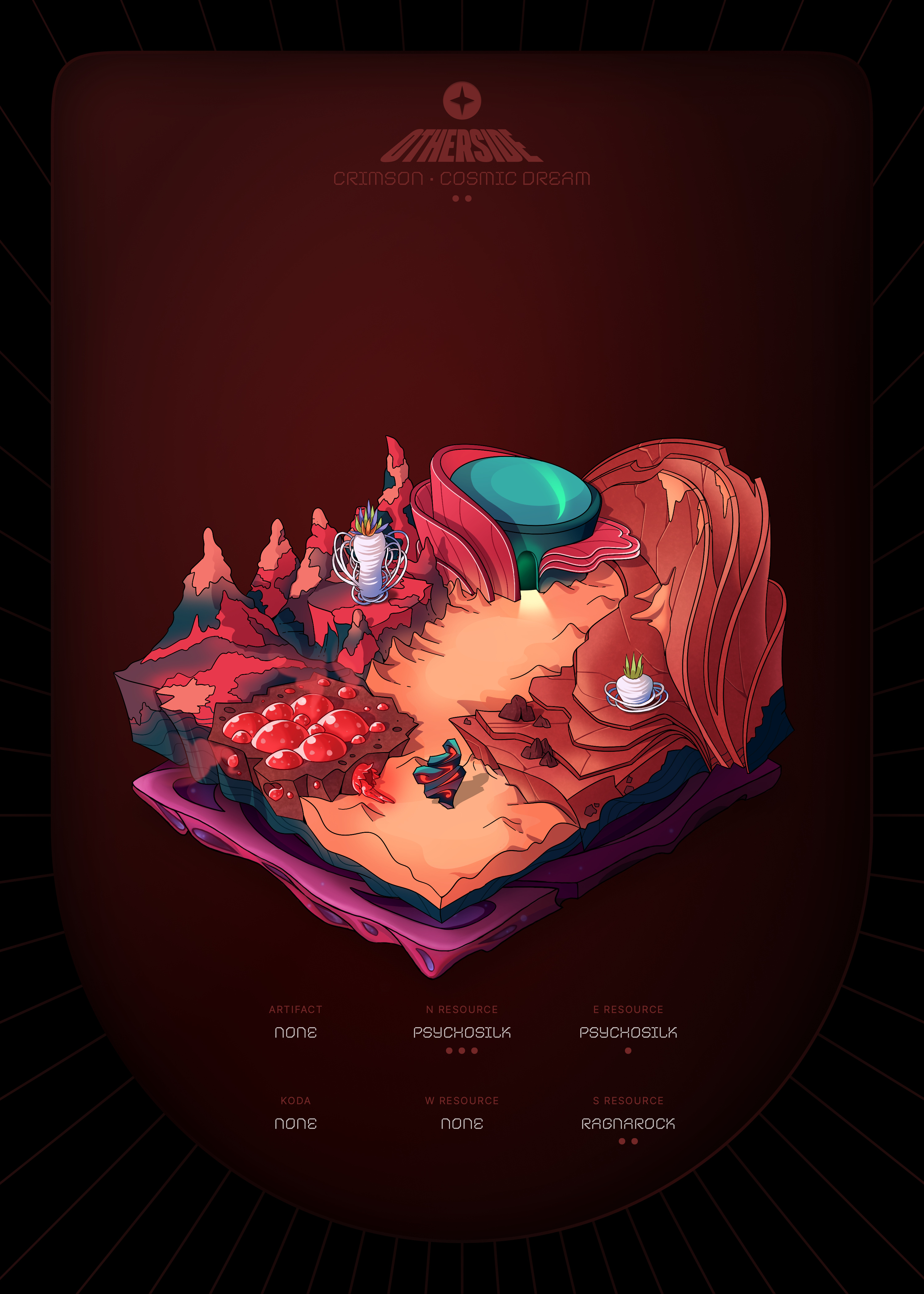 Otherdeed #91806 — Crimson