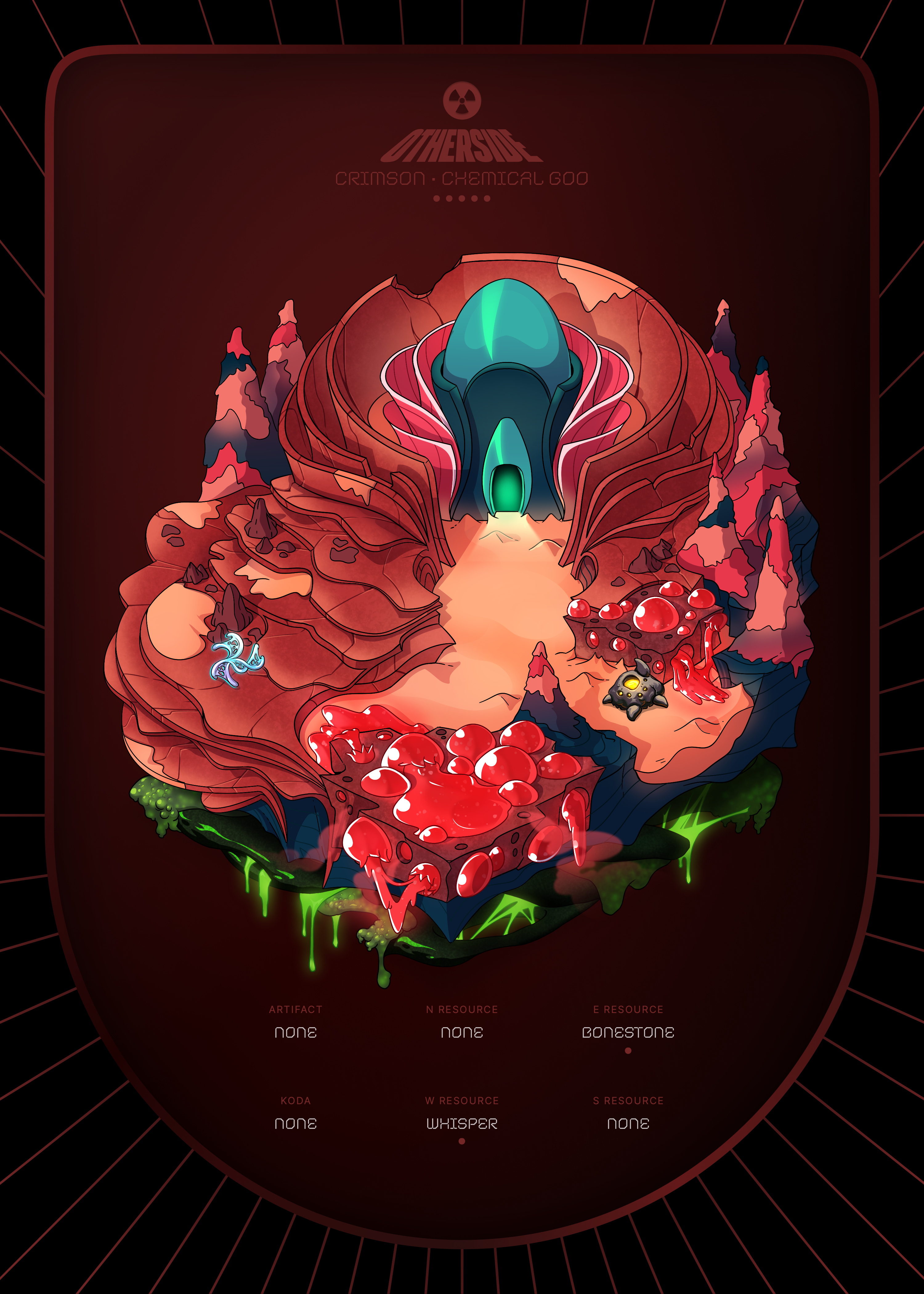 Otherdeed #24907 — Crimson