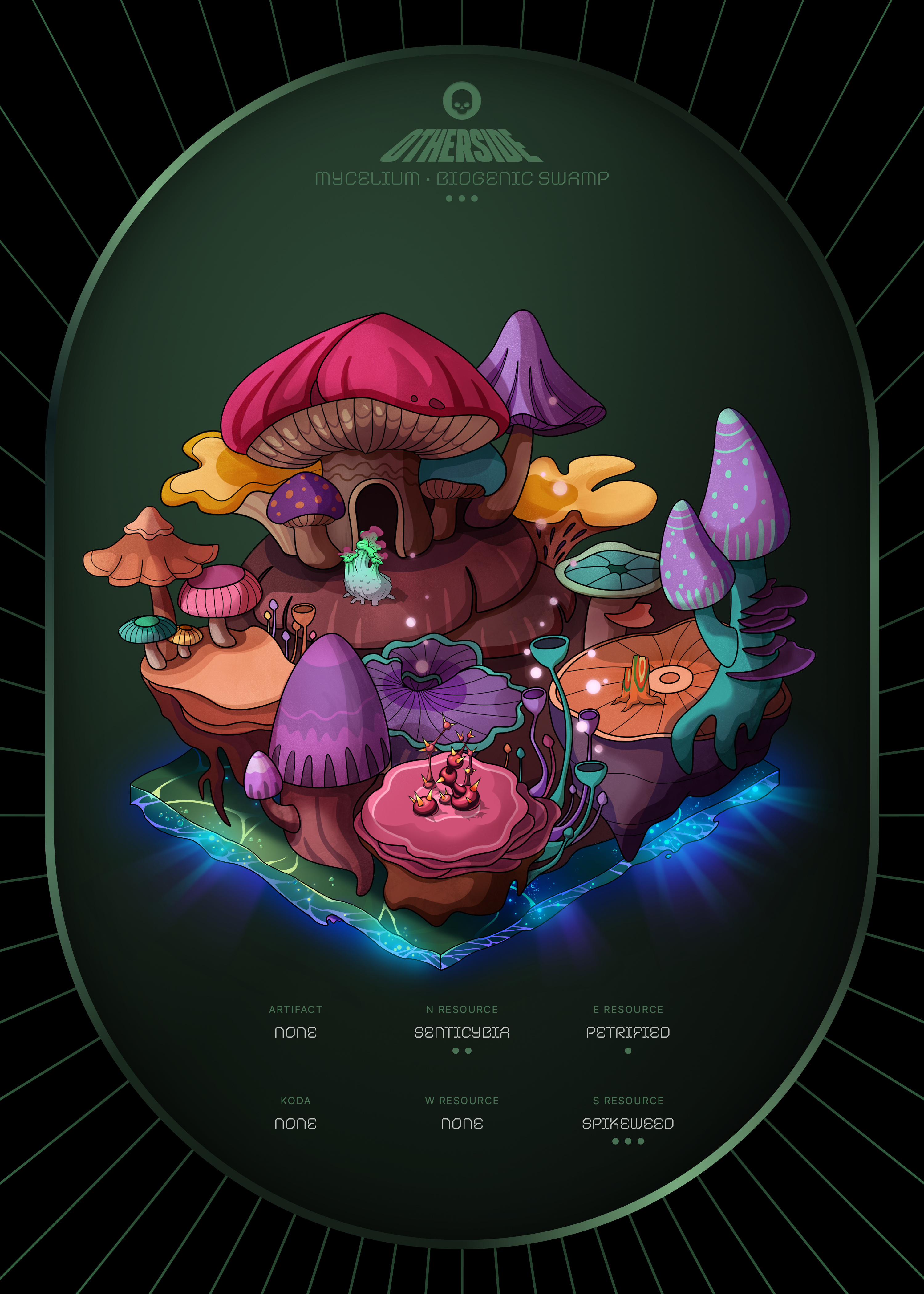 Otherdeed #9986 — Mycelium