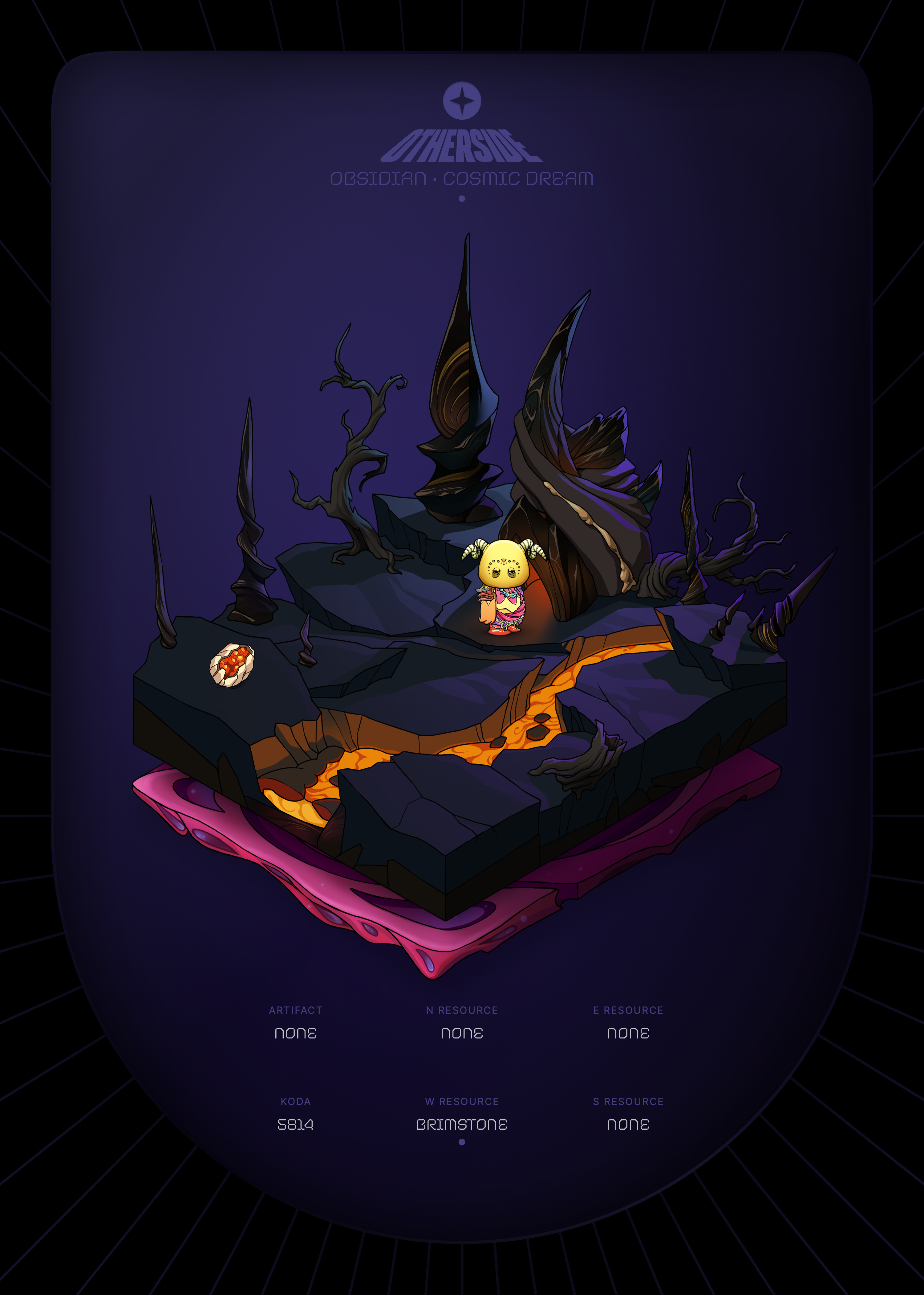 Otherdeed #31380 — Obsidian