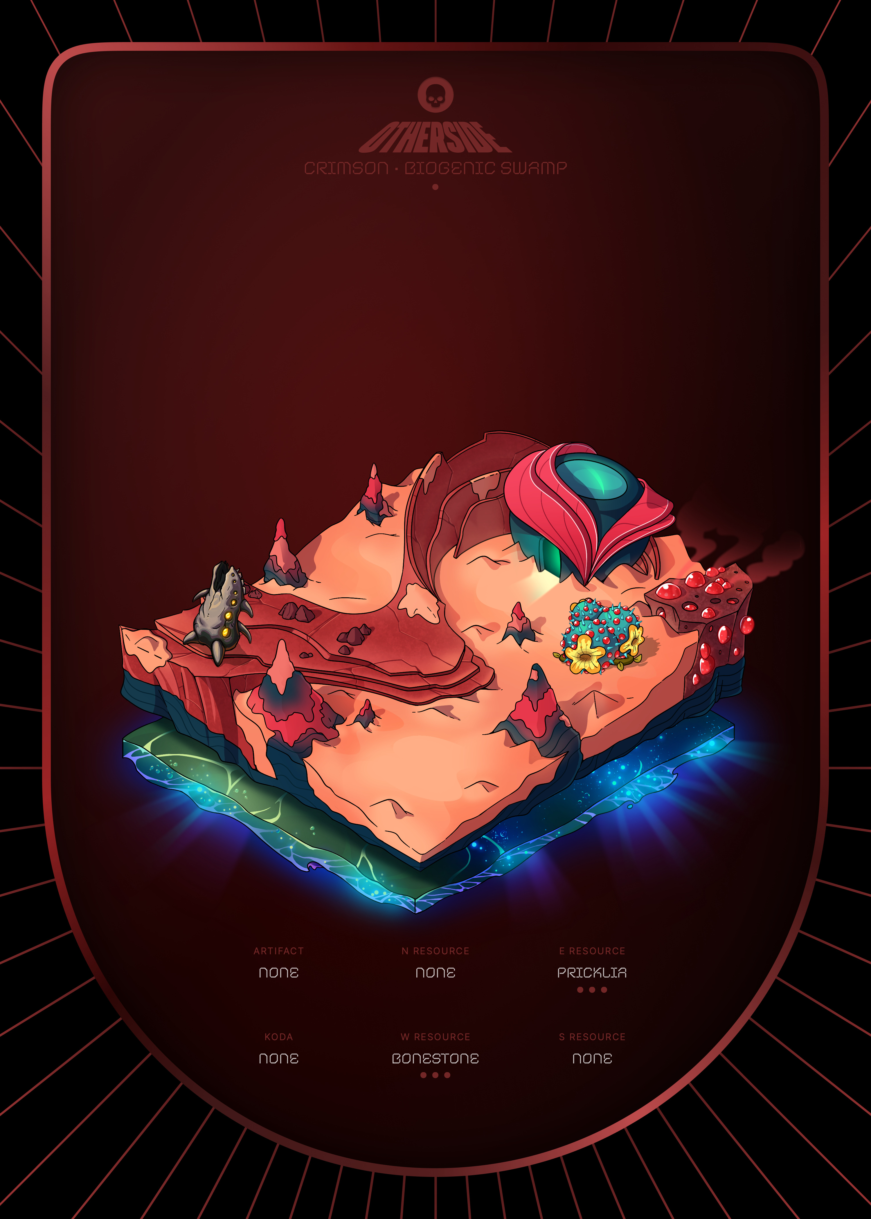 Otherdeed #7148 — Crimson