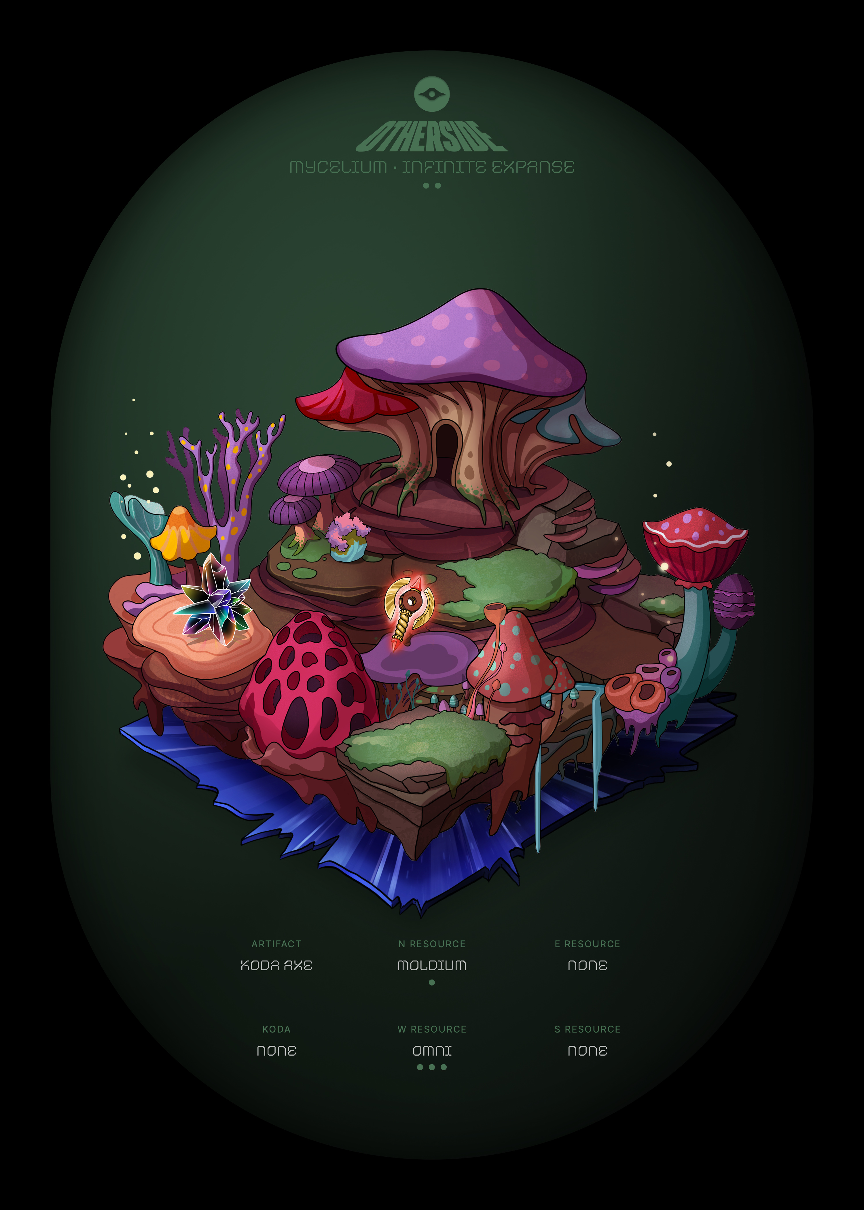 Otherdeed #49400 — Mycelium